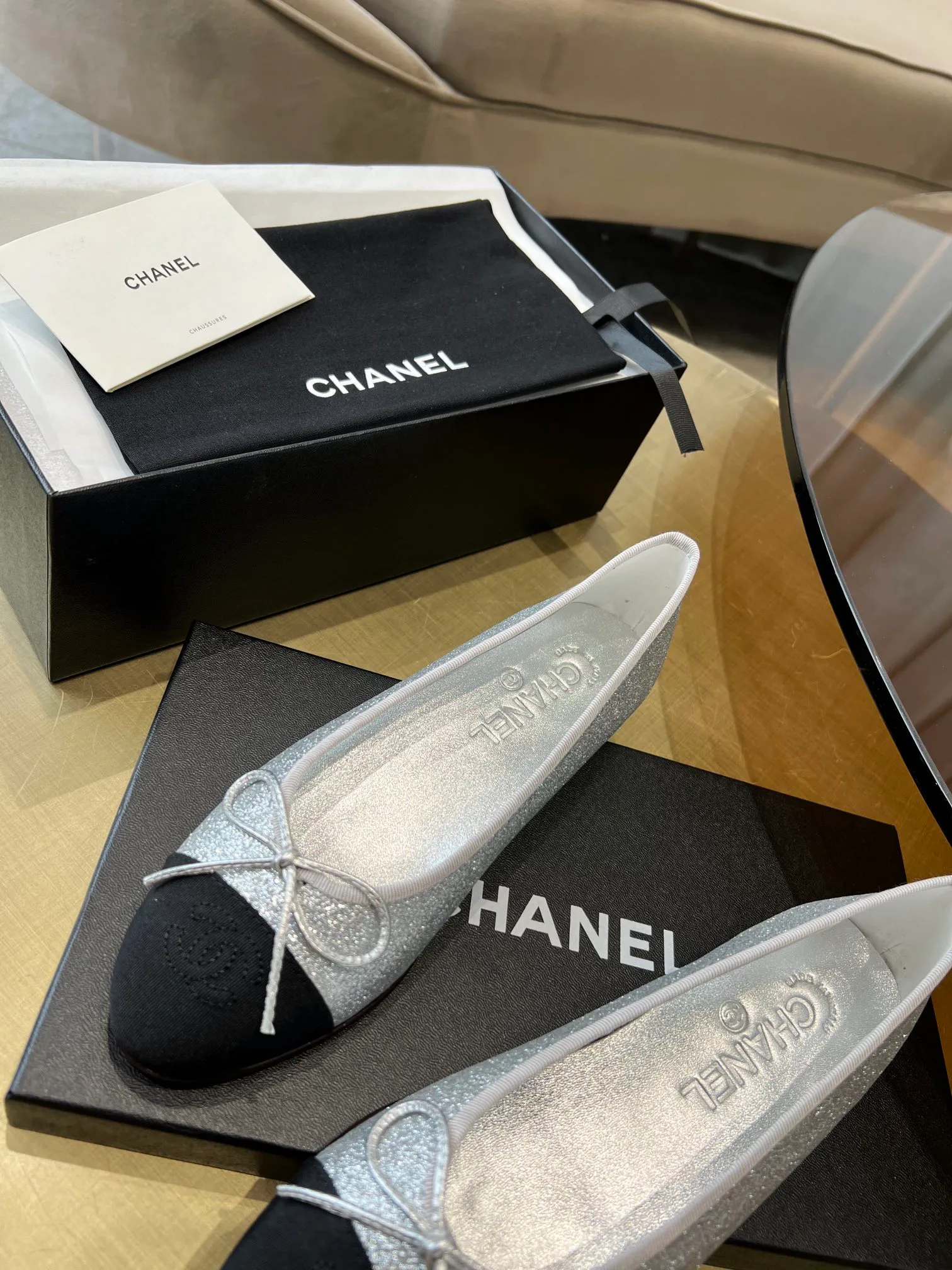 Балетки Женские Chanel 18986716