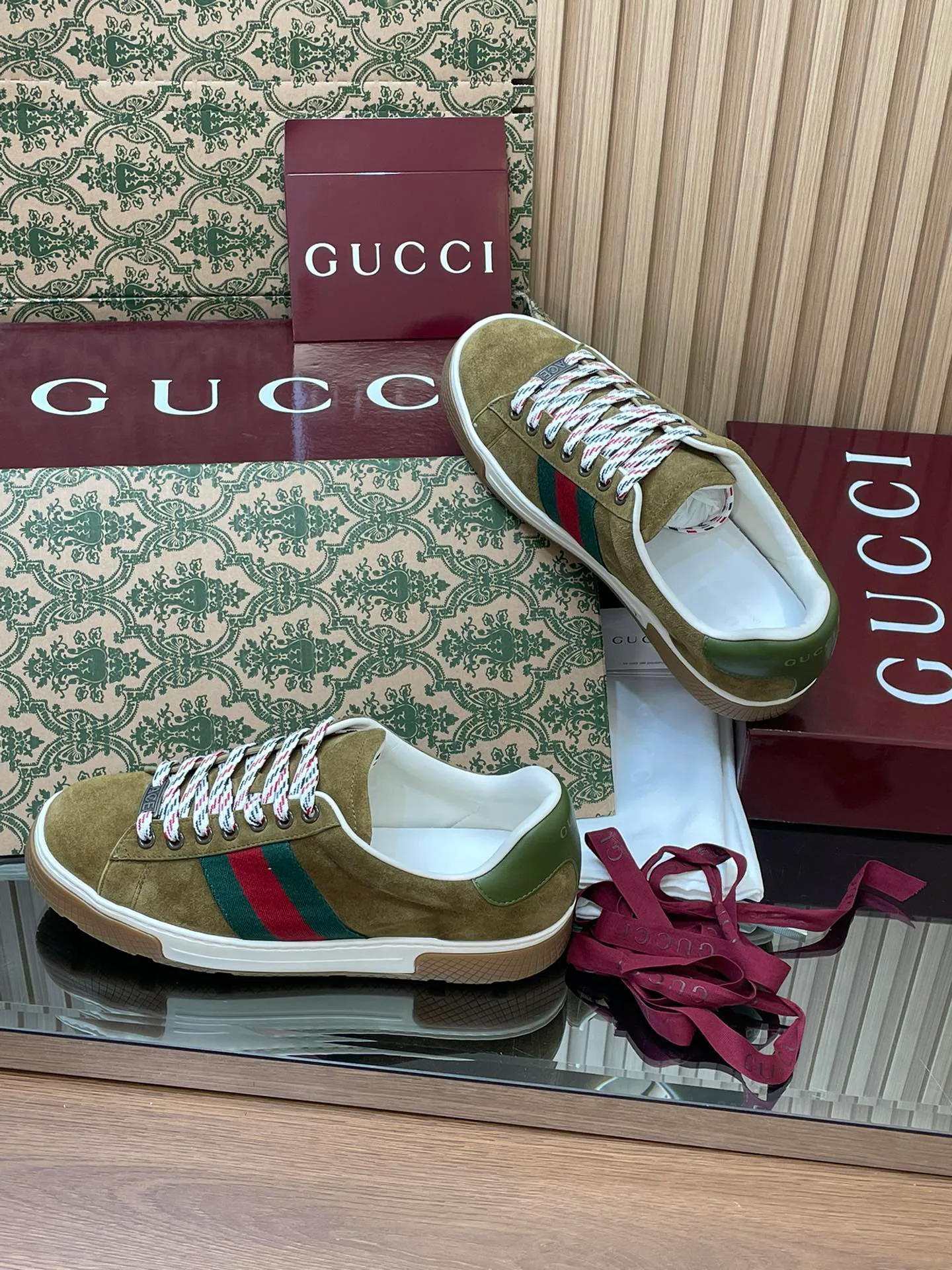 Кроссовки Мужские Gucci 3443598