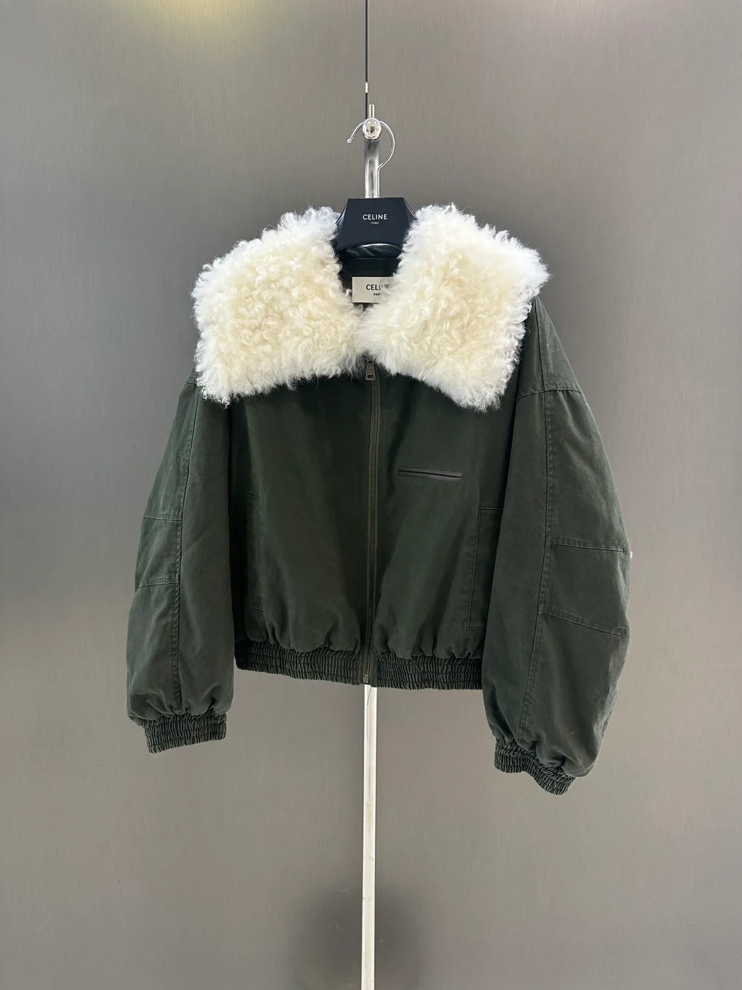 Кожаные Куртки И Дублёнки Женские Celine 836061