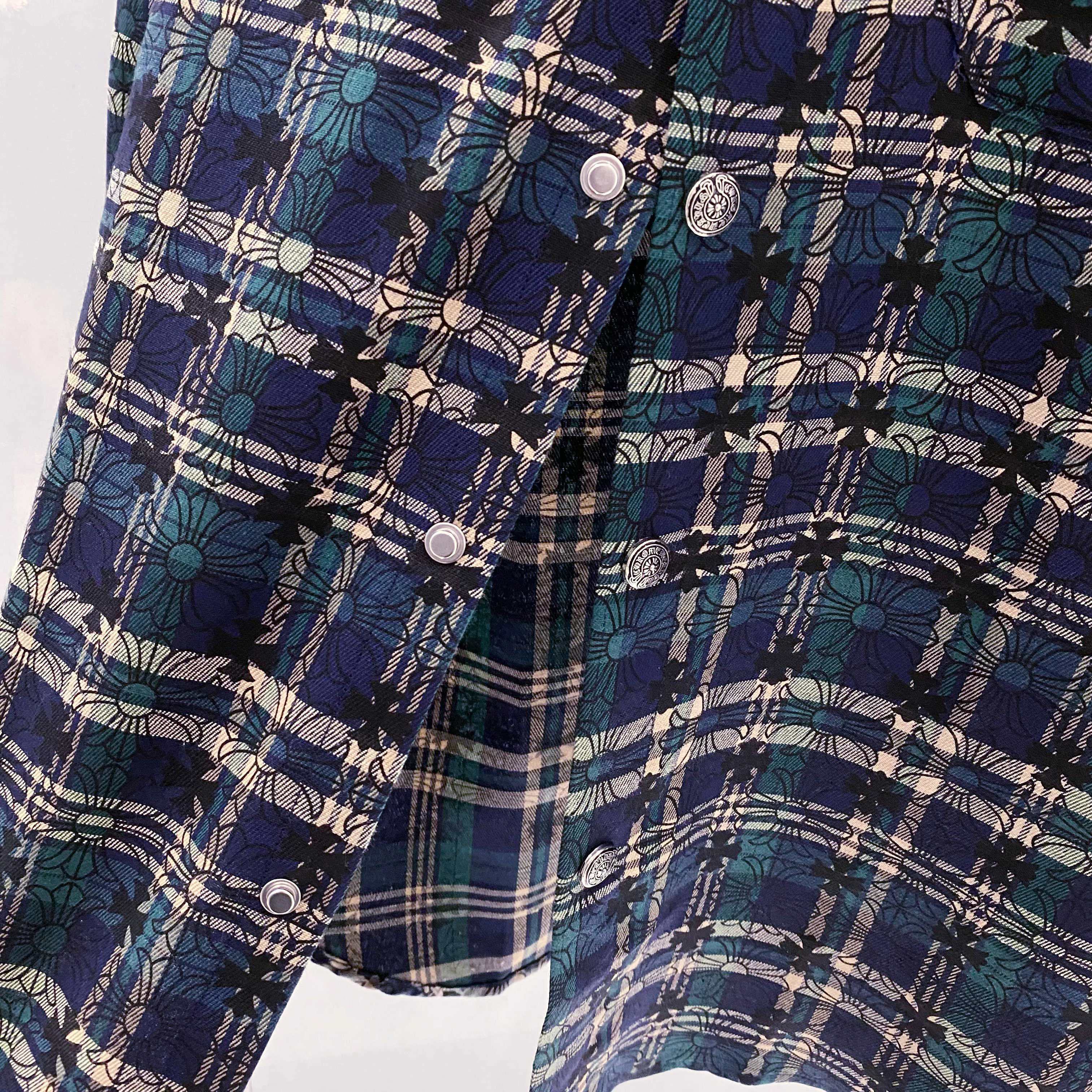 Рубашки Мужские Chrome Hearts 18509941