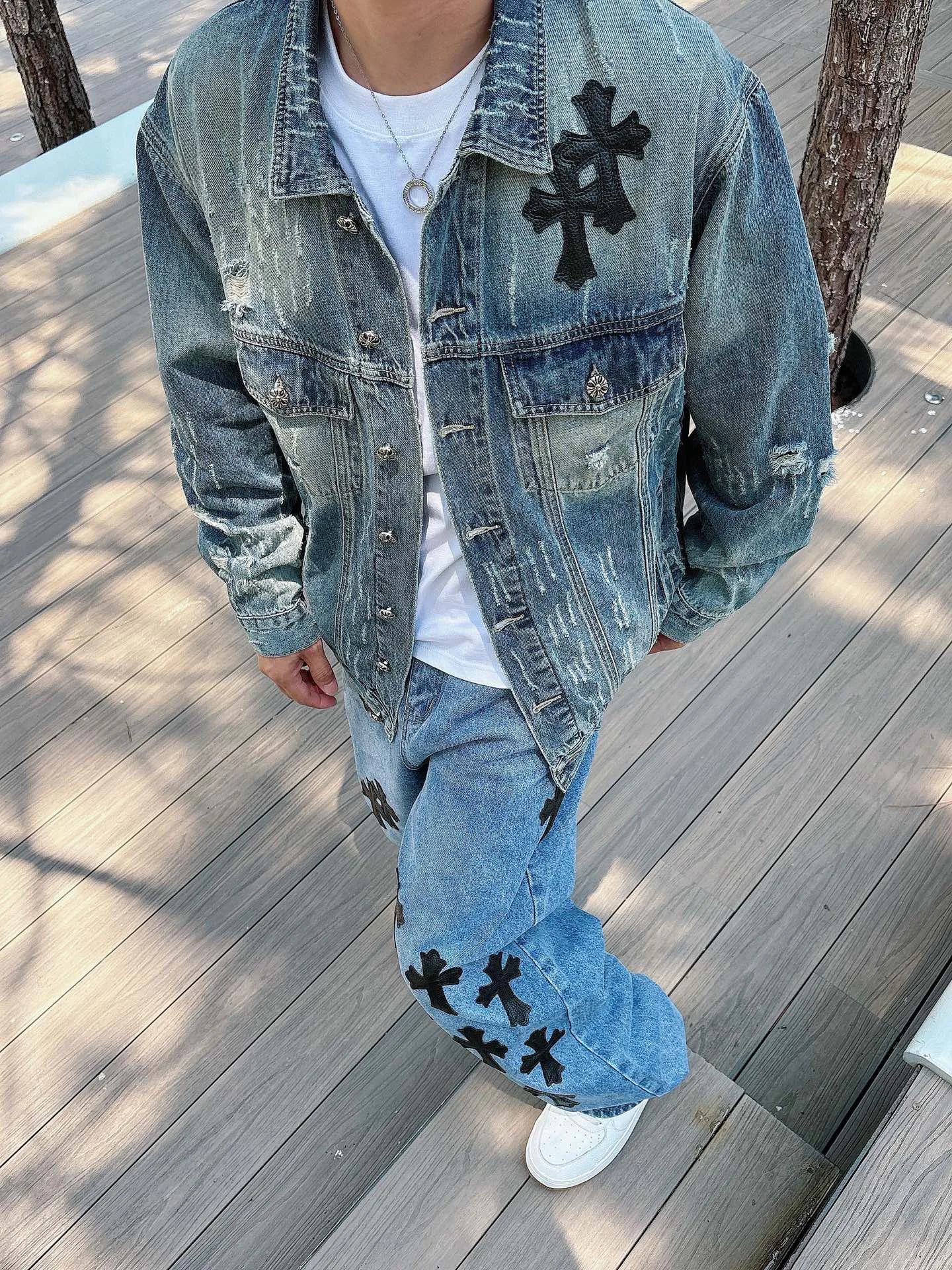 Куртки И Пуховики Мужские Chrome Hearts 857818