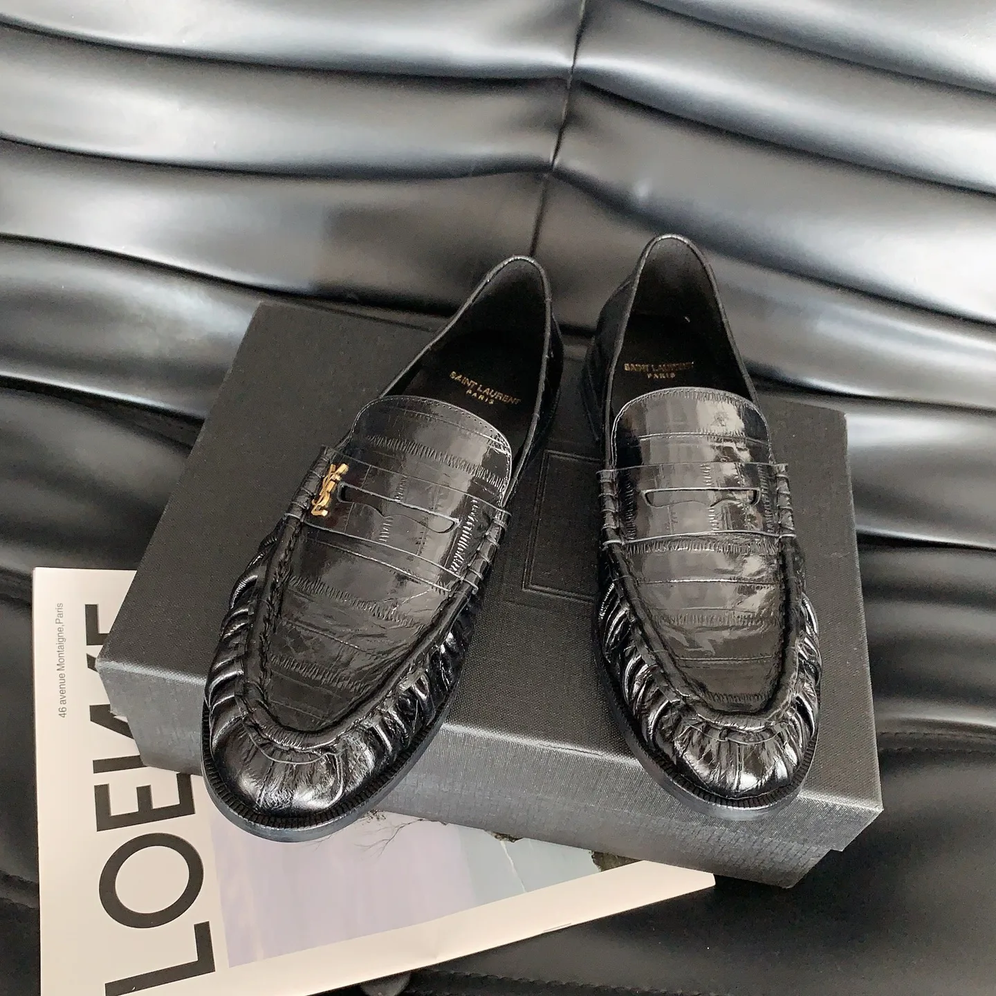 Лоферы И Мокасины Женские Saint Laurent 809064