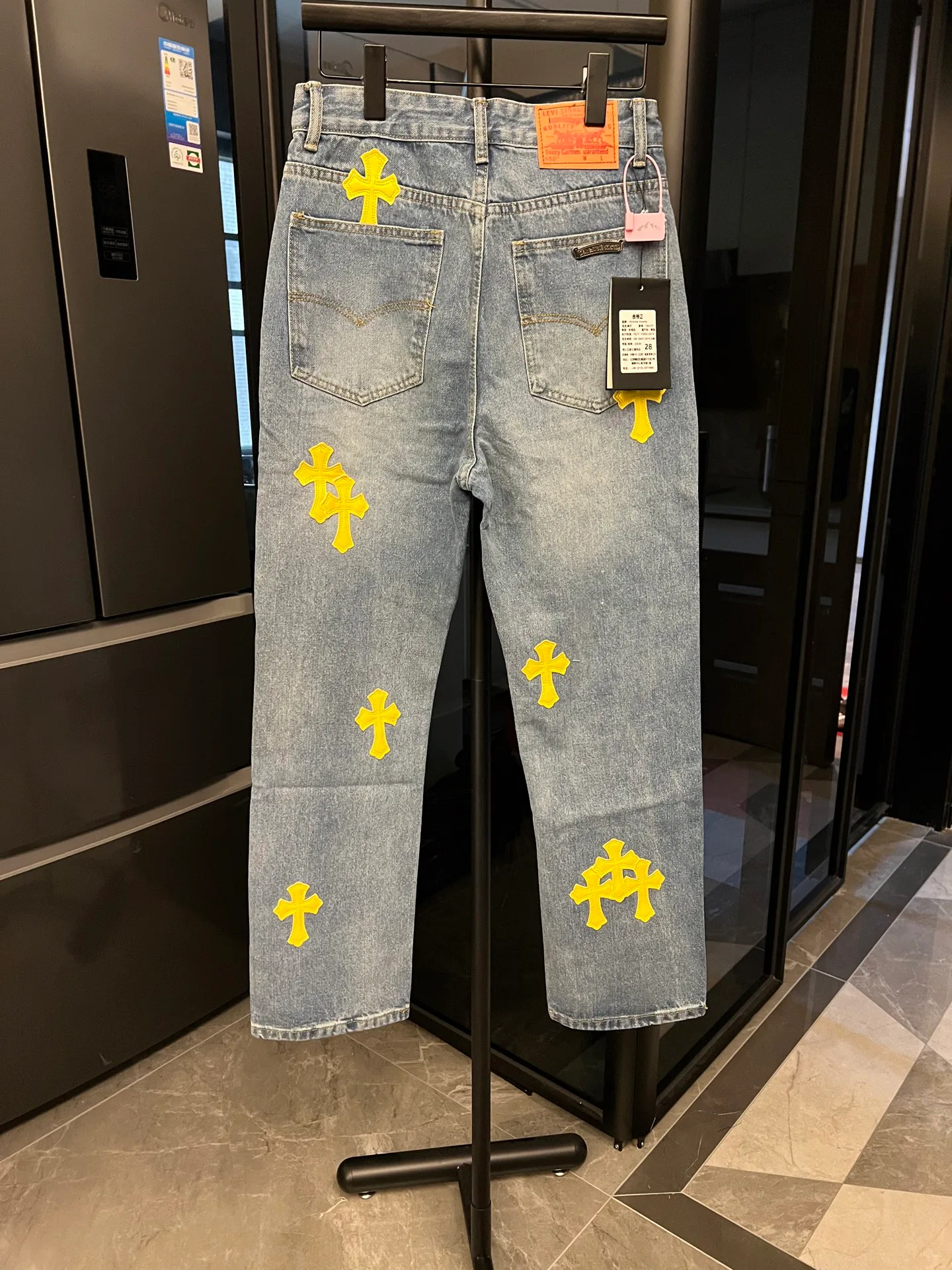 Джинсы Мужские Chrome Hearts 11523338