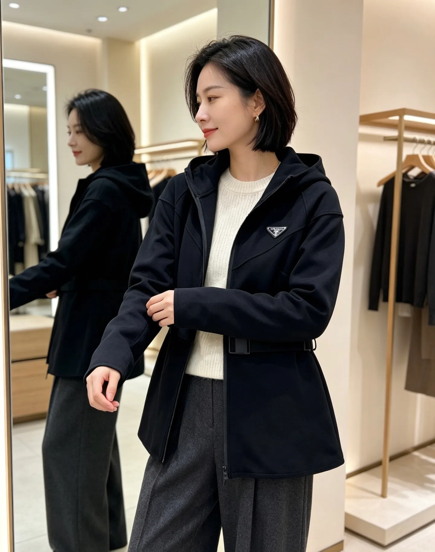 Куртки И Пуховики Женские Prada 18766878