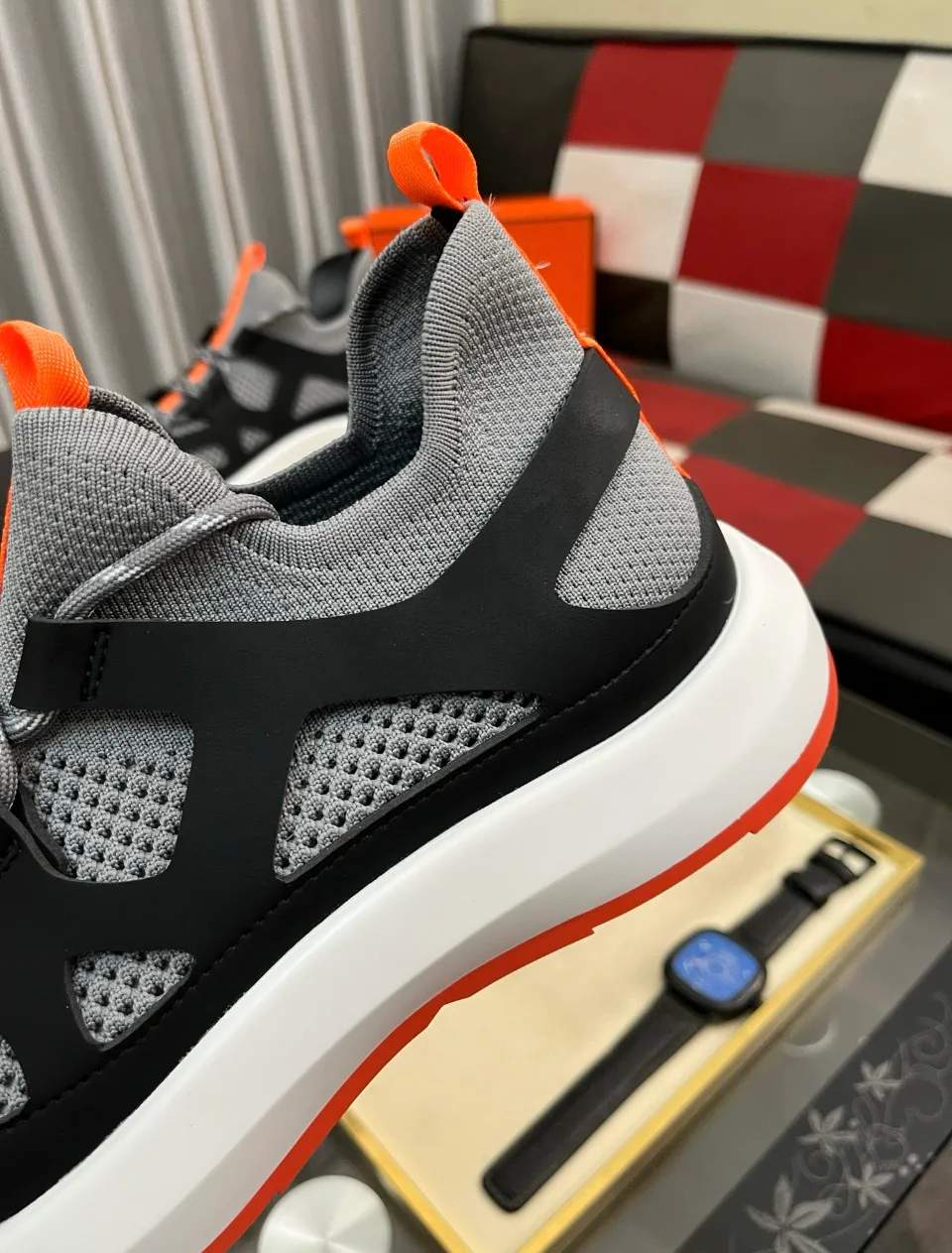 Кроссовки Мужские Hermes 160409