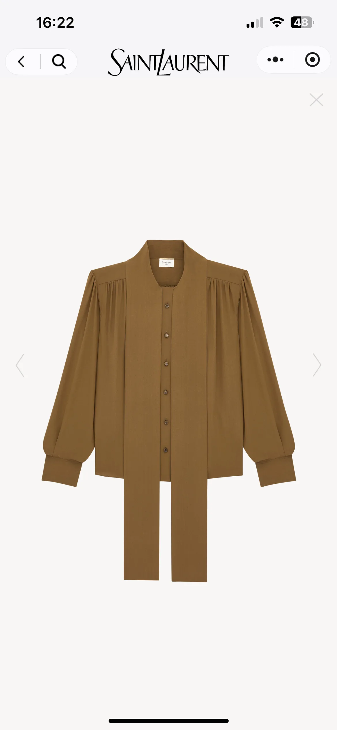 Рубашки Женские Saint Laurent 11790457