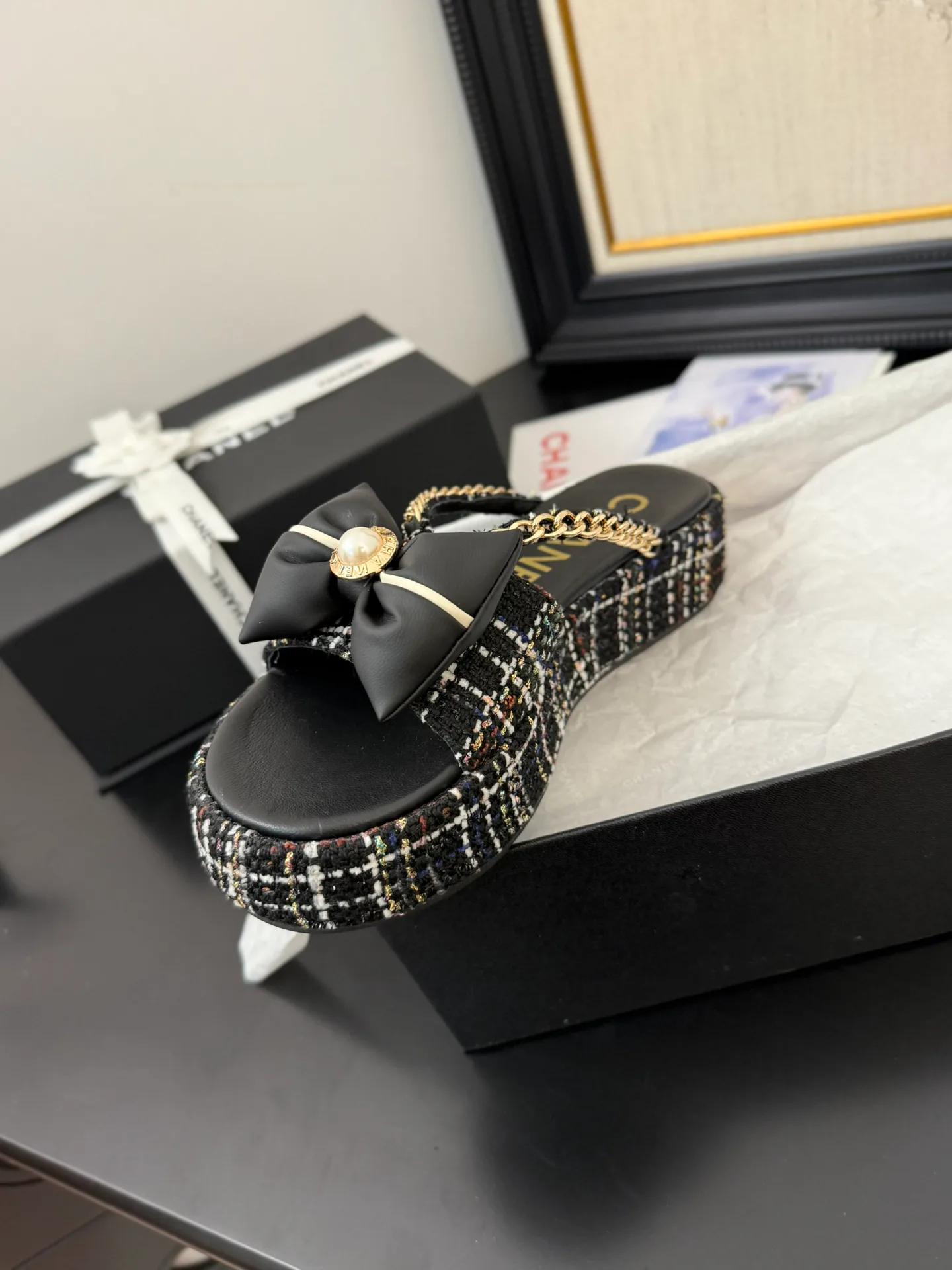 Шлепанцы Женские Chanel 20386