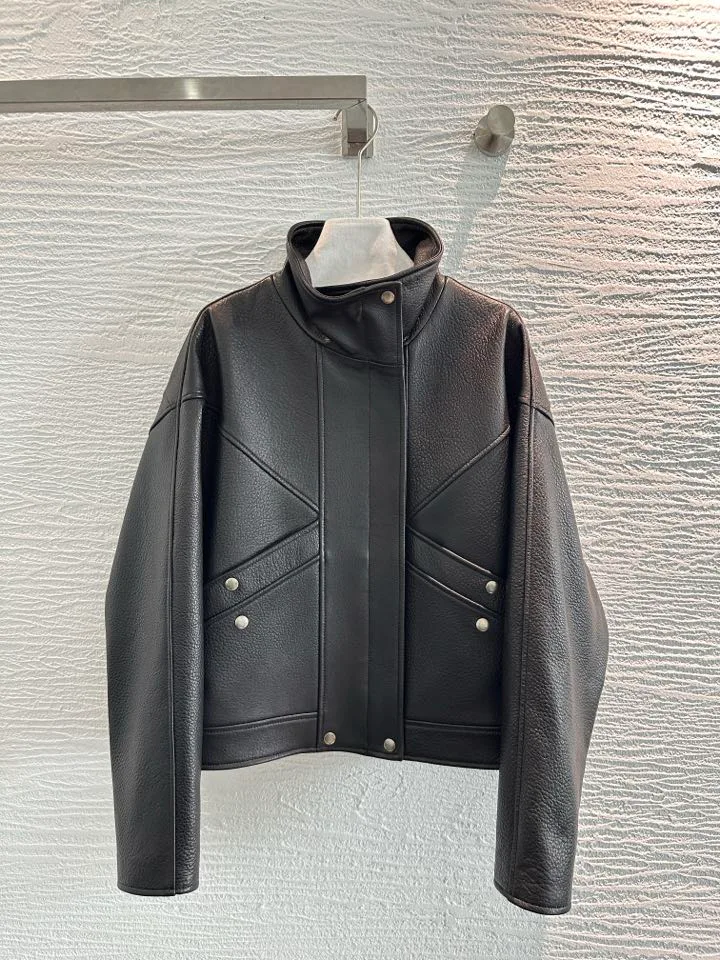 Кожаные Куртки И Дублёнки Женские Saint Laurent 17733491