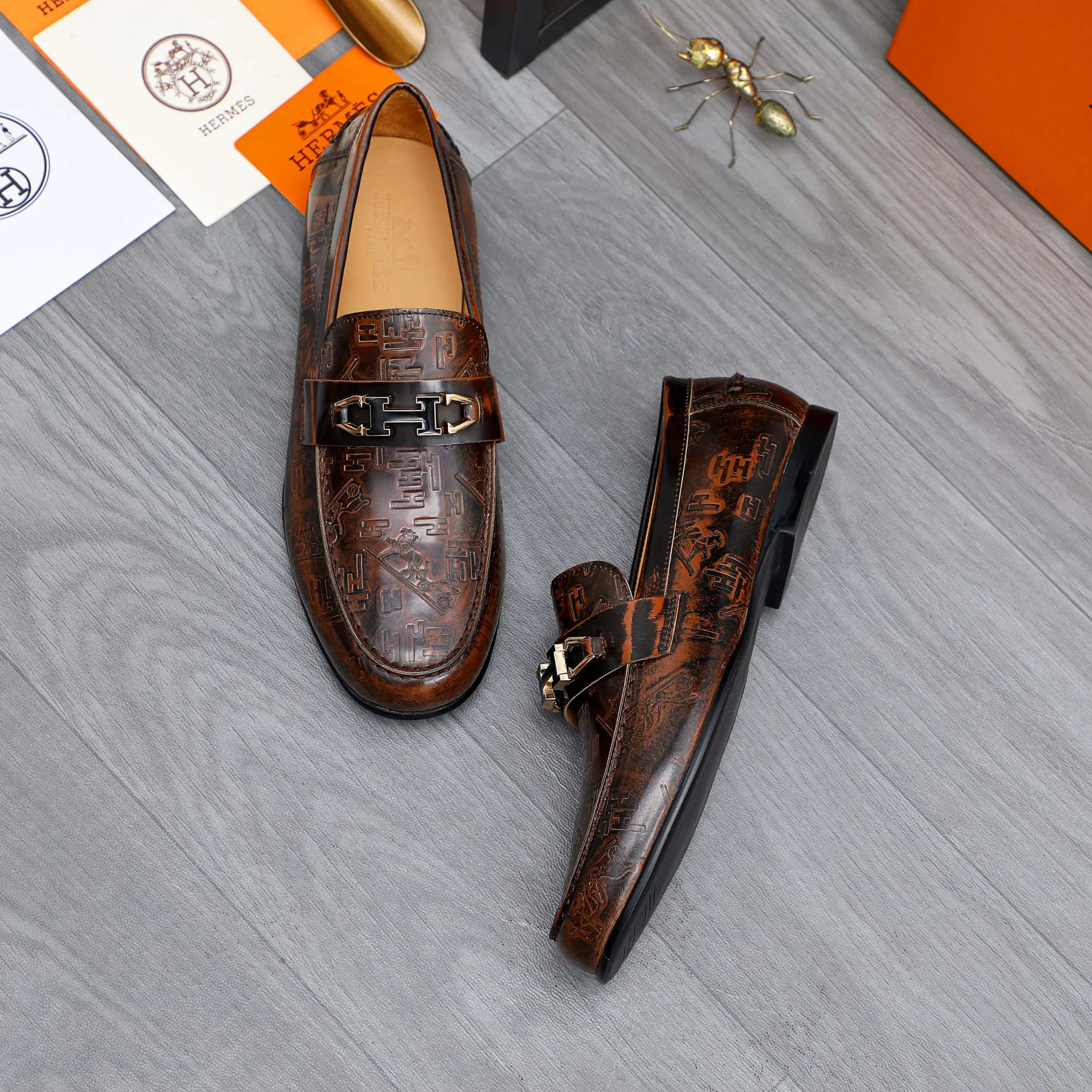 Мокасины Мужские Hermes 11703838