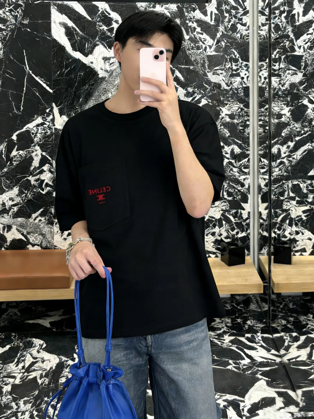 Футболки Мужские Celine 4373132