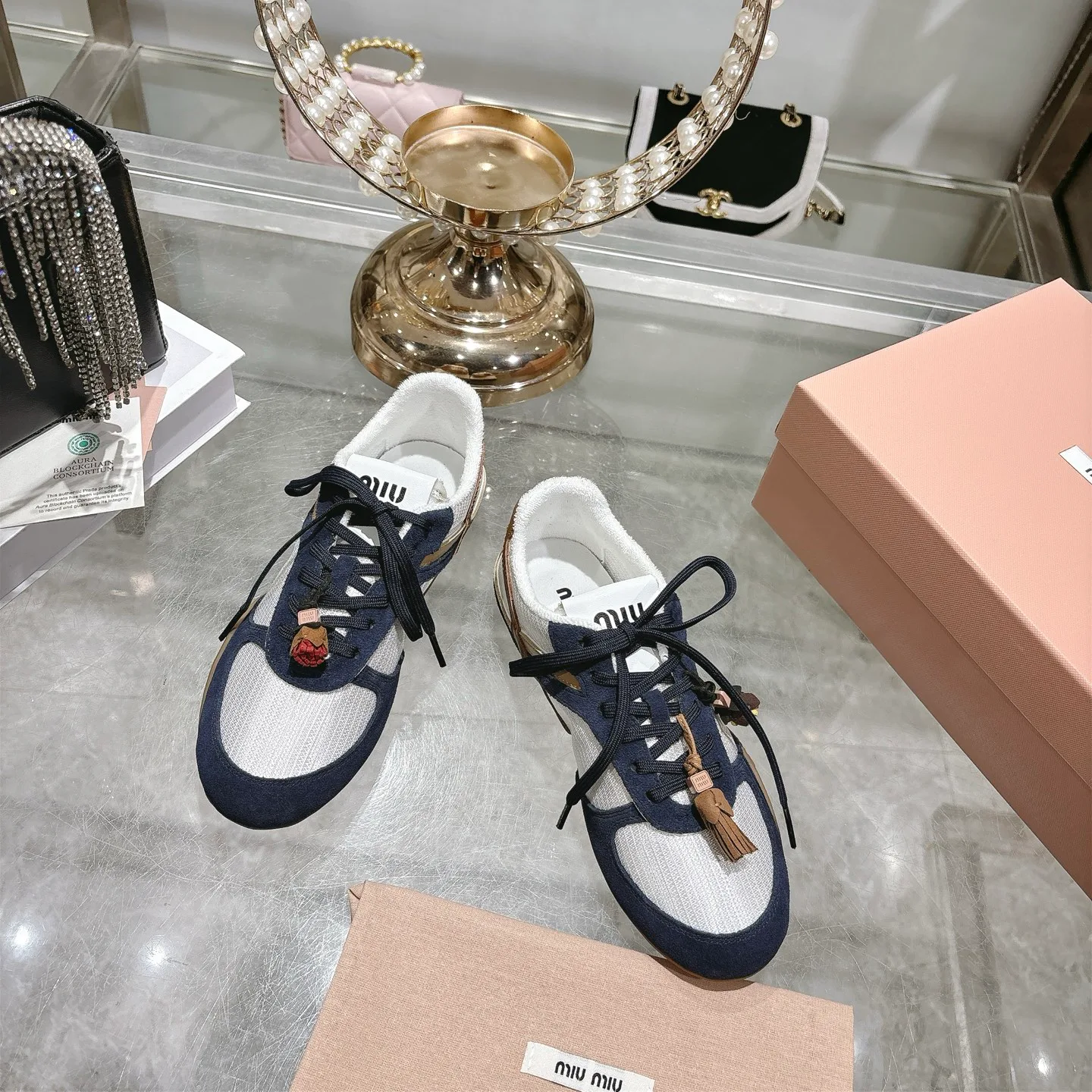 Кроссовки Женские Miu Miu 11019609