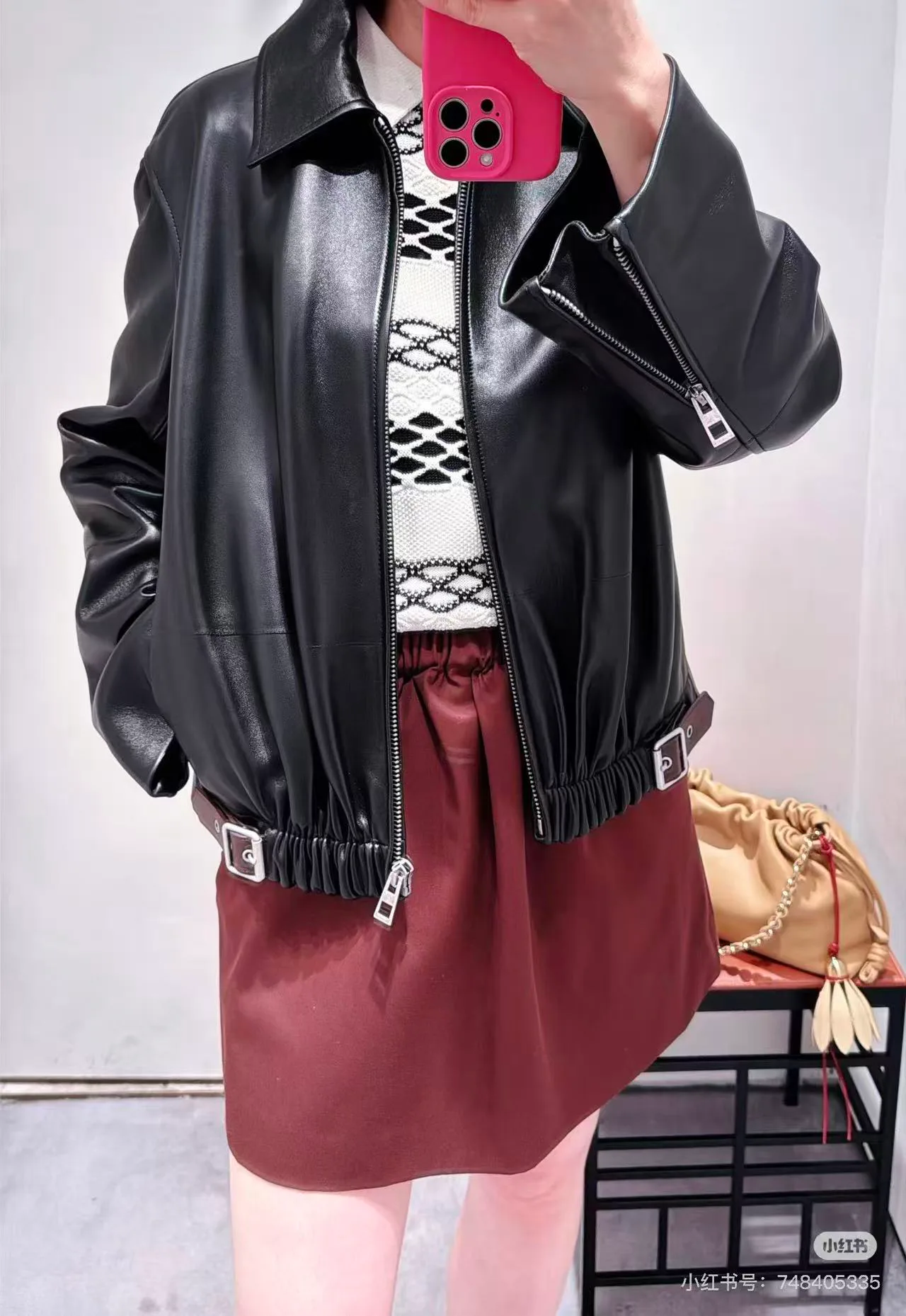 Кожаные Куртки И Дублёнки Женские Loewe 2768547