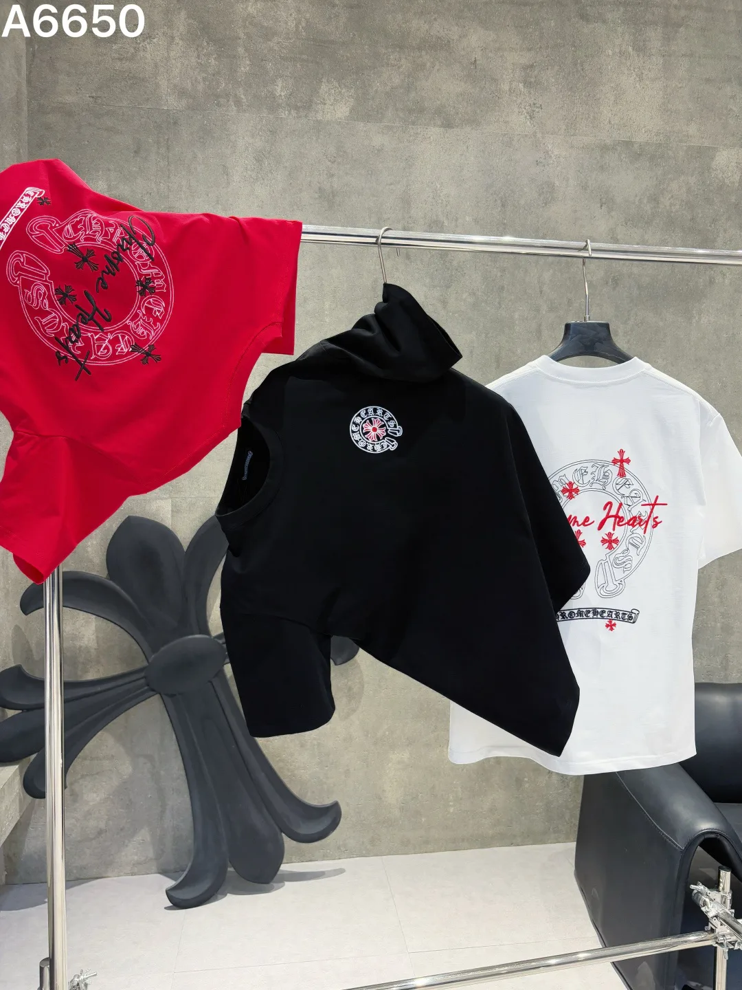 Футболки Мужские Chrome Hearts 11638789