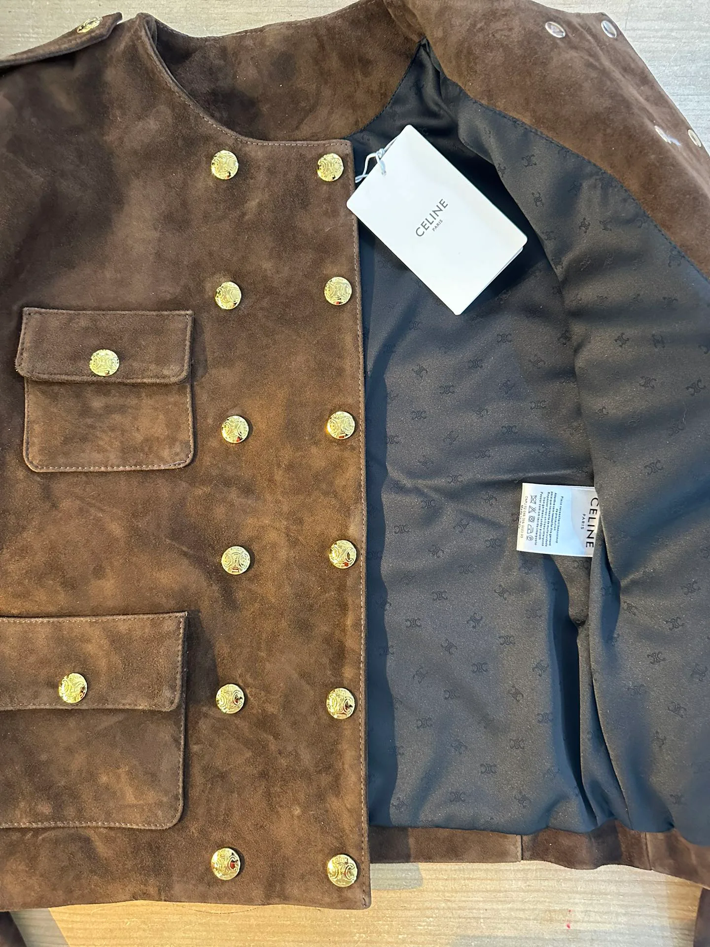 Кожаные Куртки И Дублёнки Женские Celine 10990892