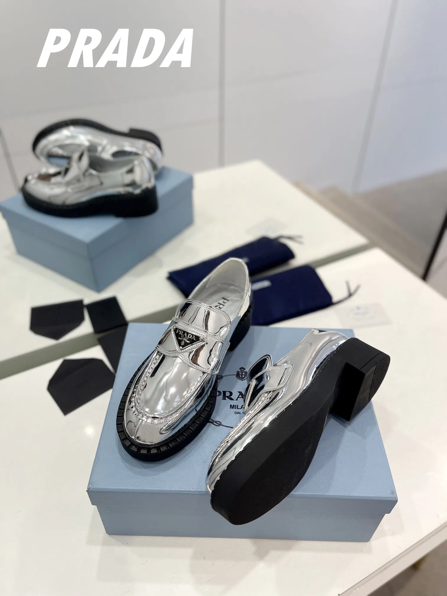 Лоферы Женские Prada 187805