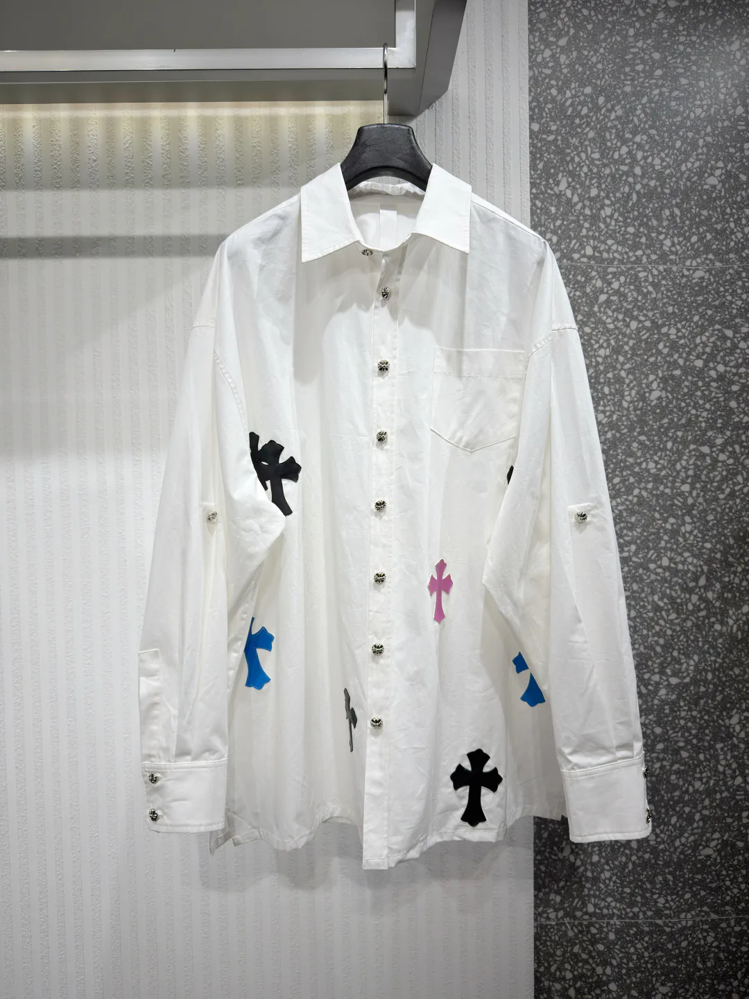 Рубашки Мужские Chrome Hearts 11654638