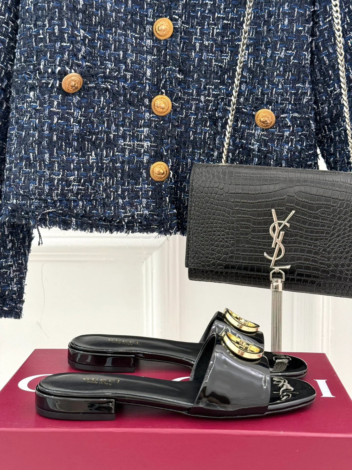 Шлепанцы Женские Gucci 21961