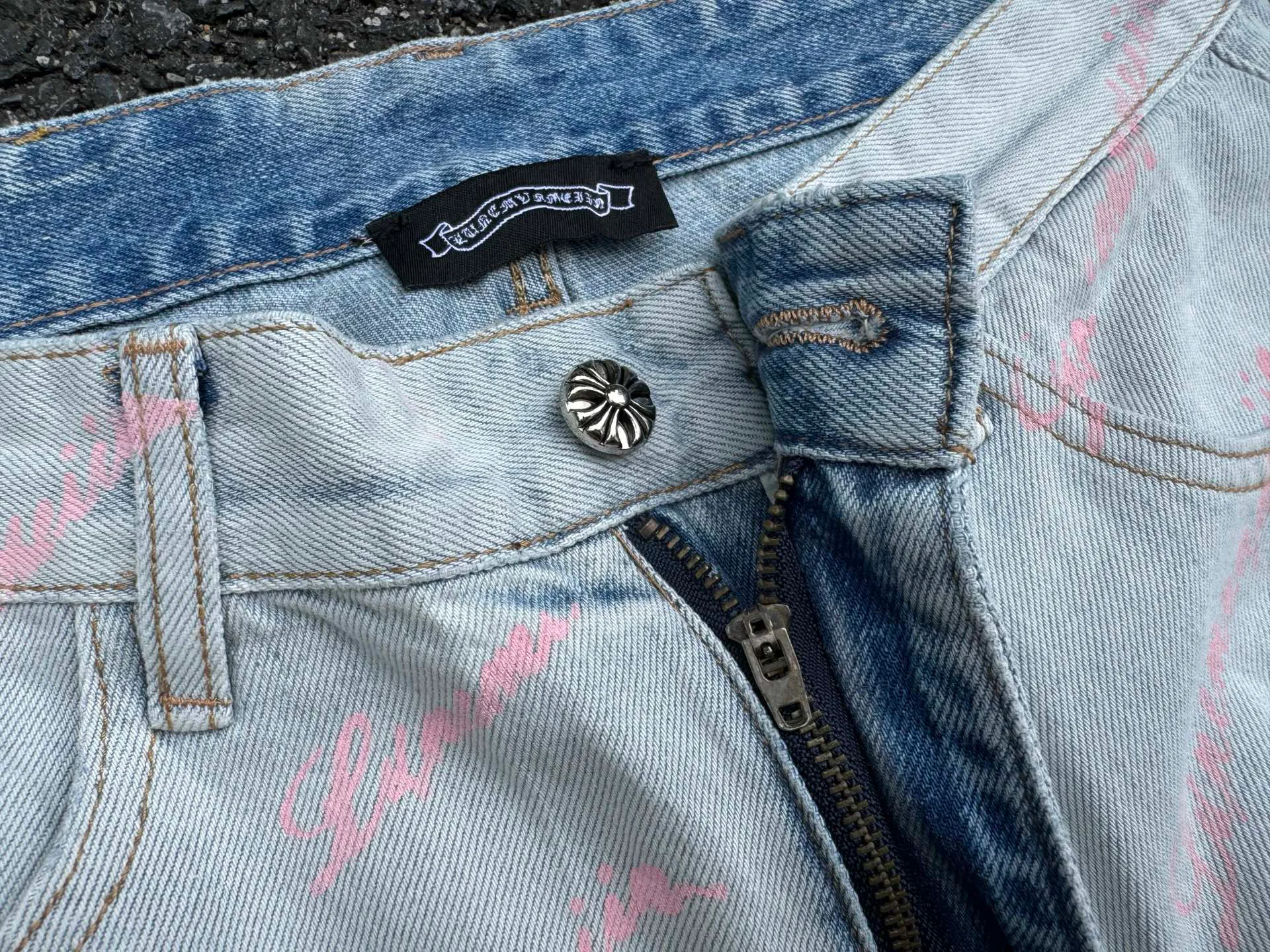 Джинсы Мужские Chrome Hearts 17489849