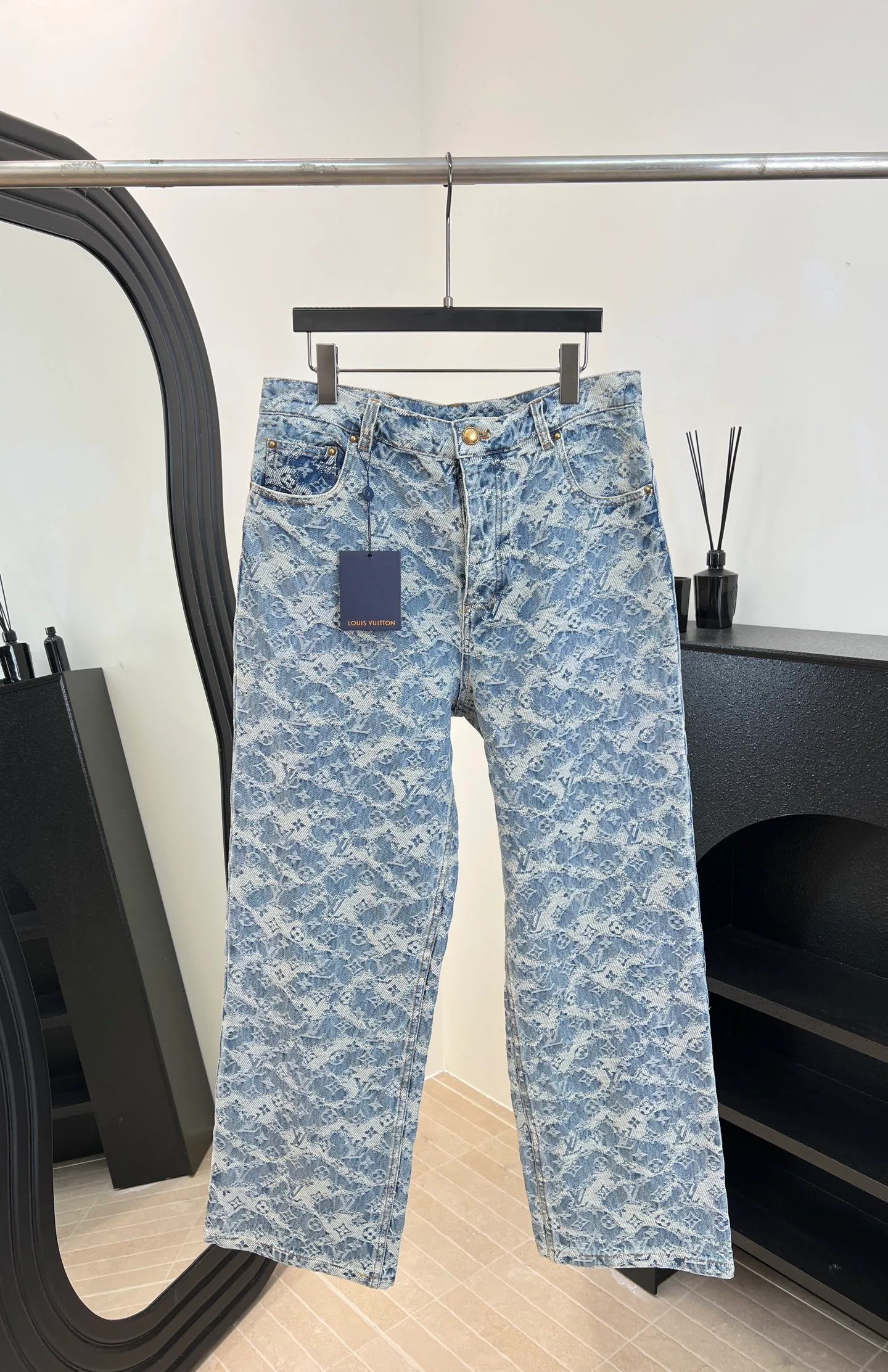 Джинсы Мужские Louis Vuitton 1801682