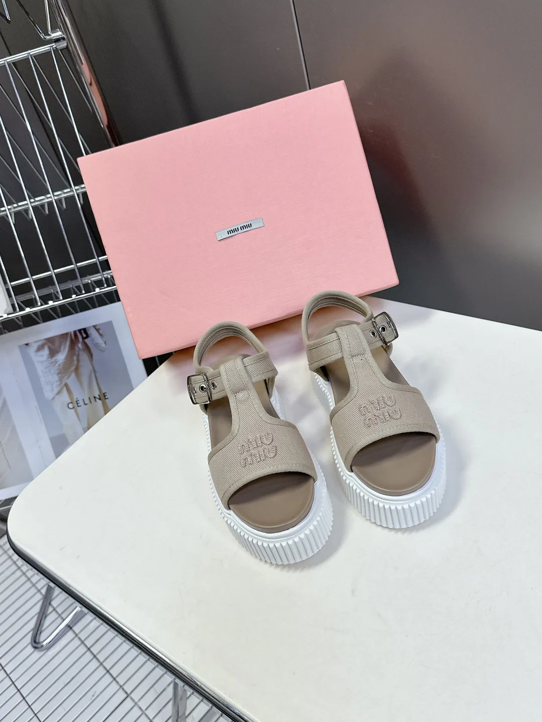 Босоножки Женские Miu Miu 13332436