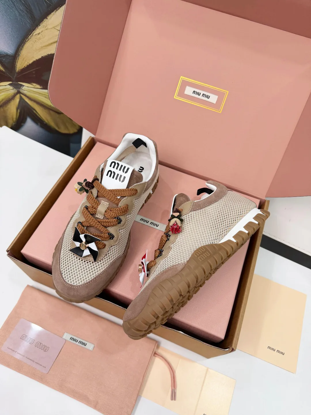 Кроссовки Женские Miu Miu 17245335