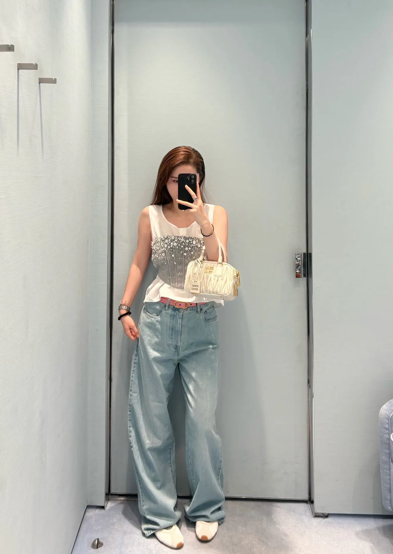 Джинсы Женские Miu Miu 12705284