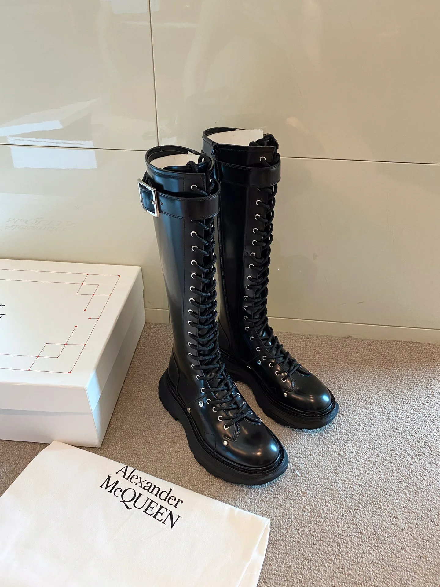 Сапоги Женские Alexander Mcqueen 529818