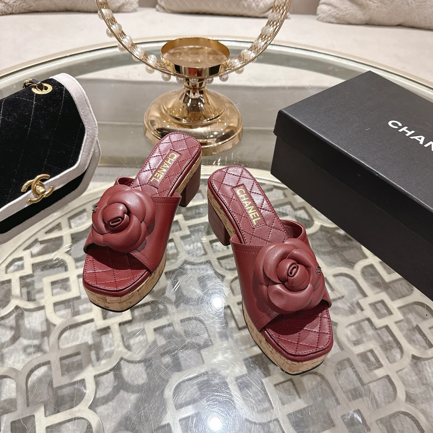 Босоножки Женские Chanel 1529117