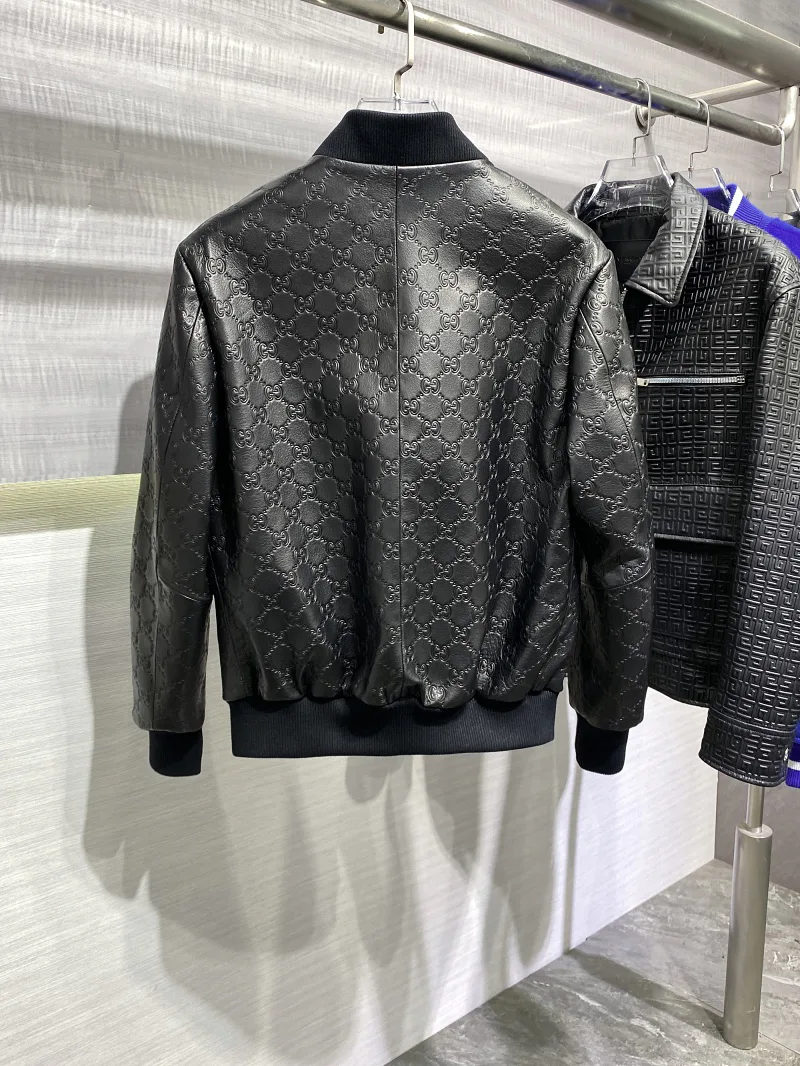 Кожаные Куртки И Дублёнки Мужские Gucci 25093
