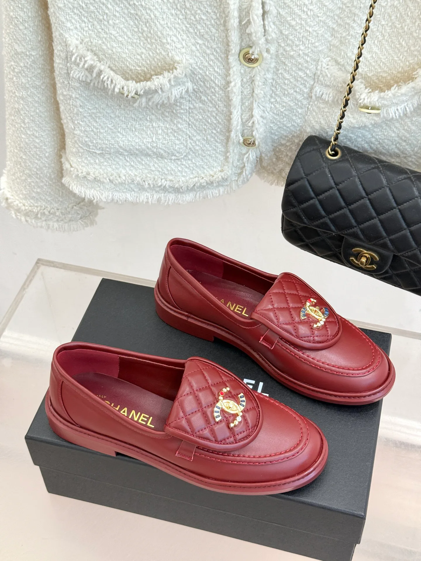 Лоферы И Мокасины Женские Chanel 17336059