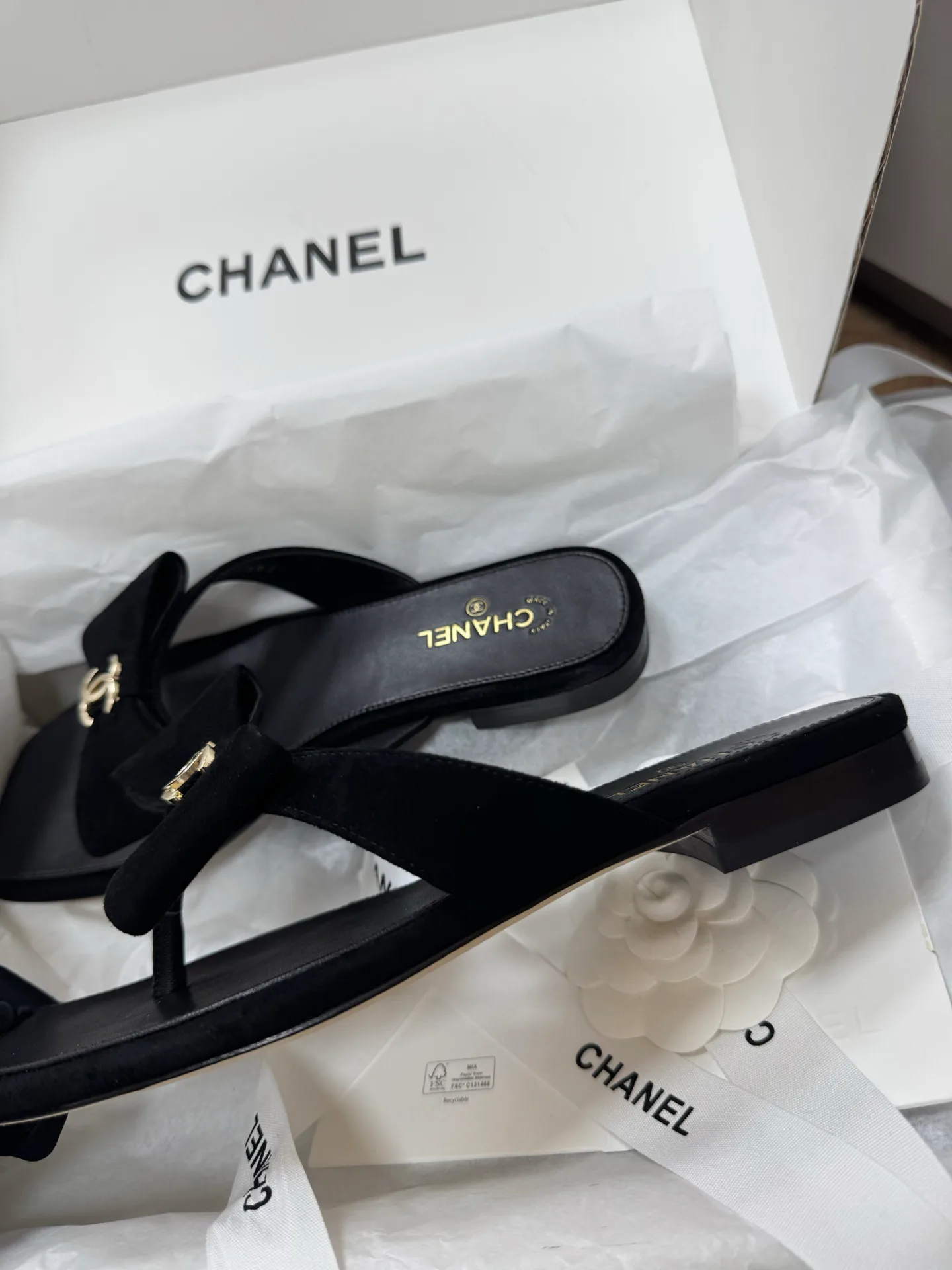 Шлепанцы Женские Chanel 17418253