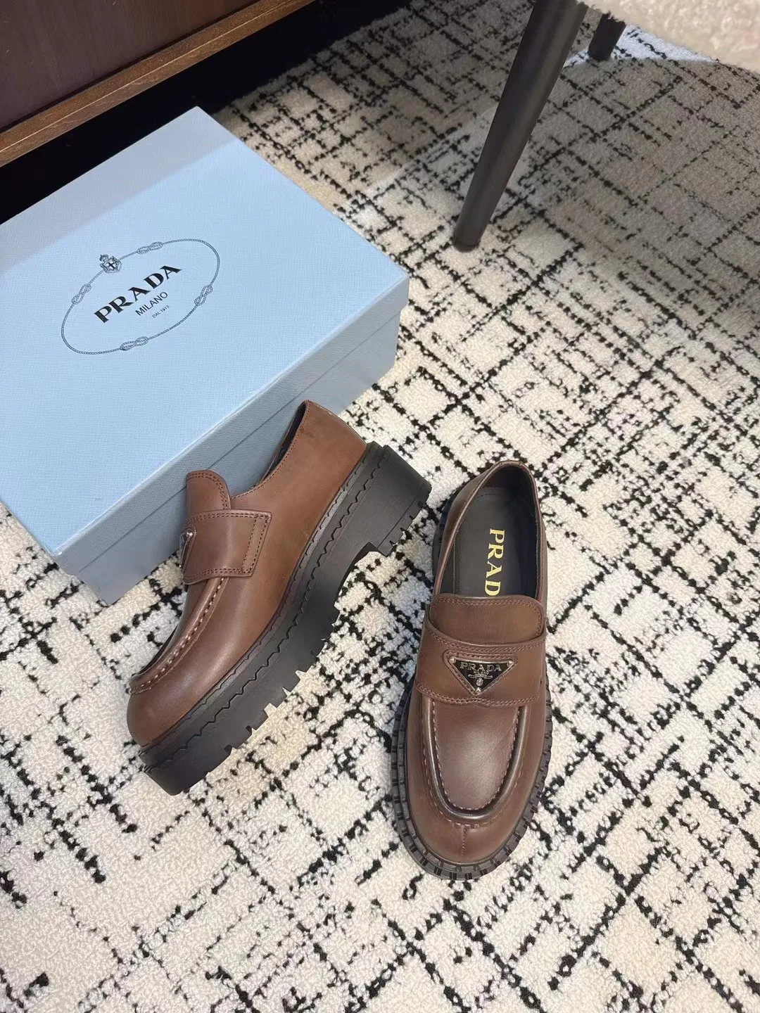 Лоферы И Мокасины Женские Prada 11404096