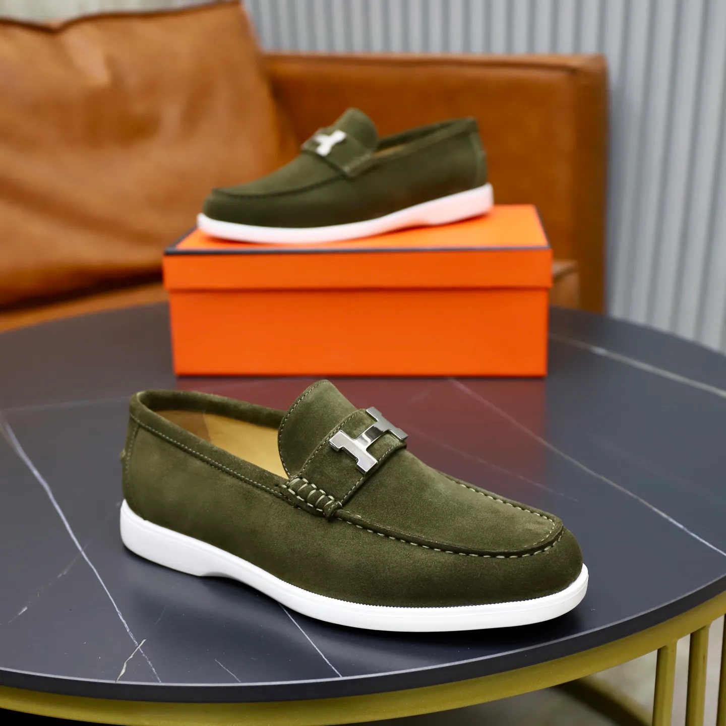 Лоферы И Туфли Мужские Hermes 18103104