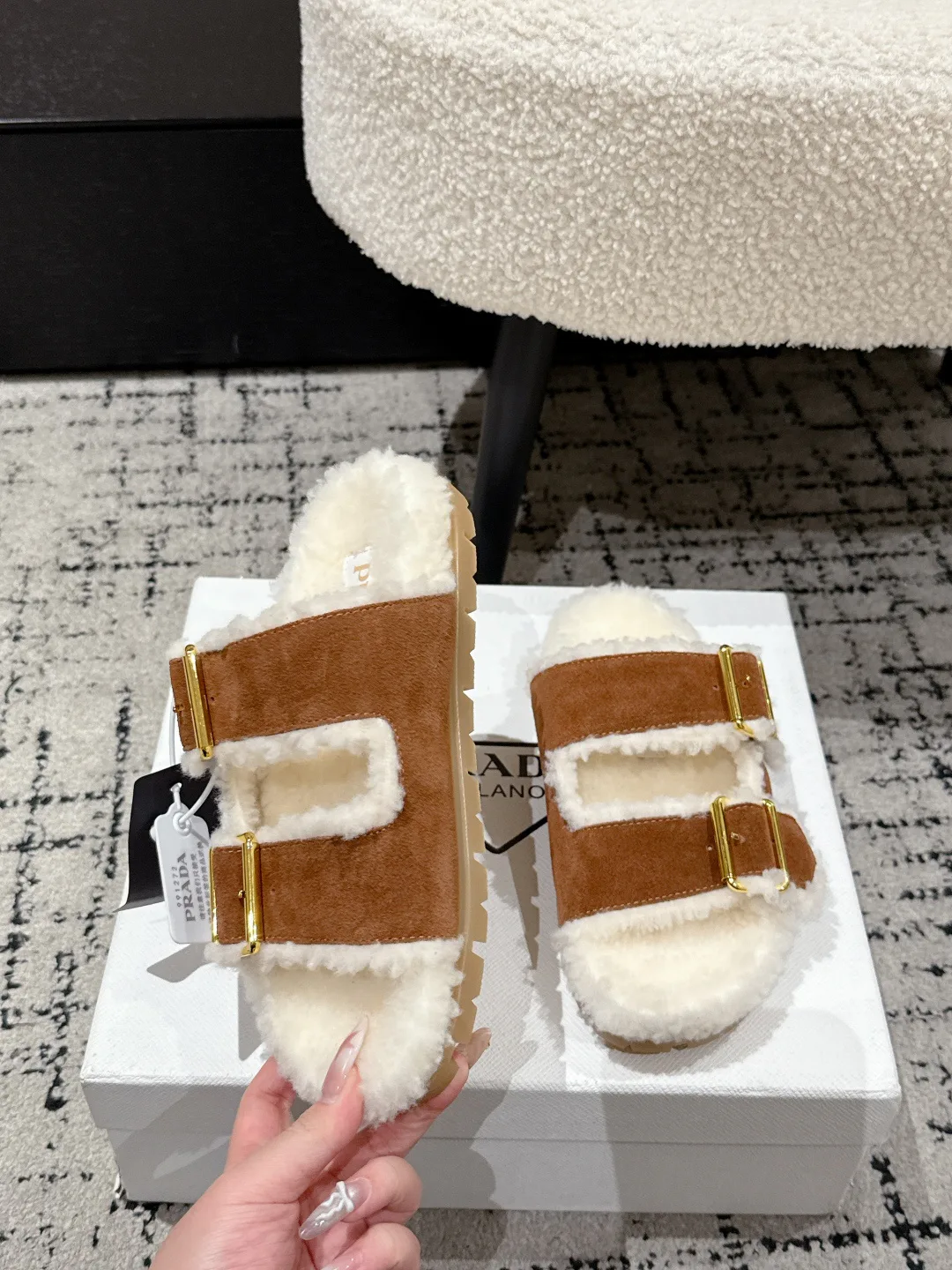 Тапочки Женские Prada 442432