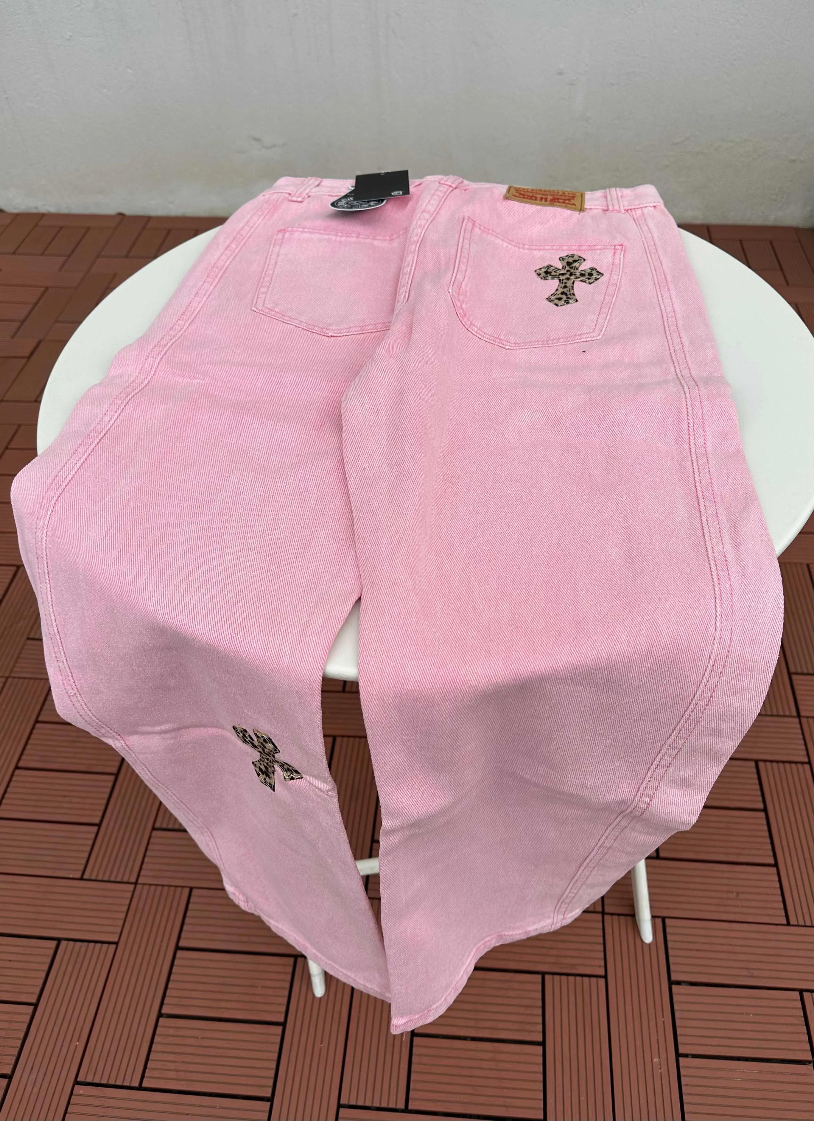 Джинсы Женские Chrome Hearts 33670