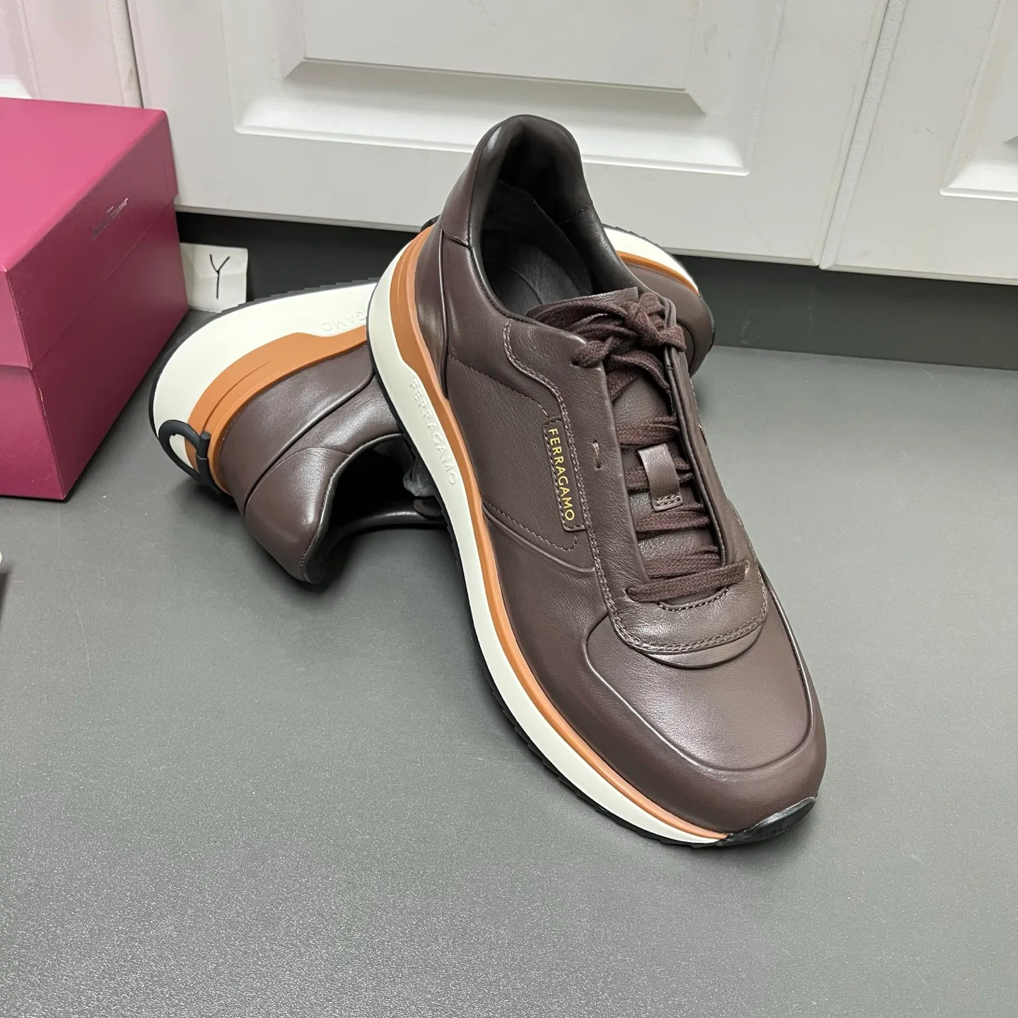 Кроссовки Мужские Salvatore Ferragamo 3369664