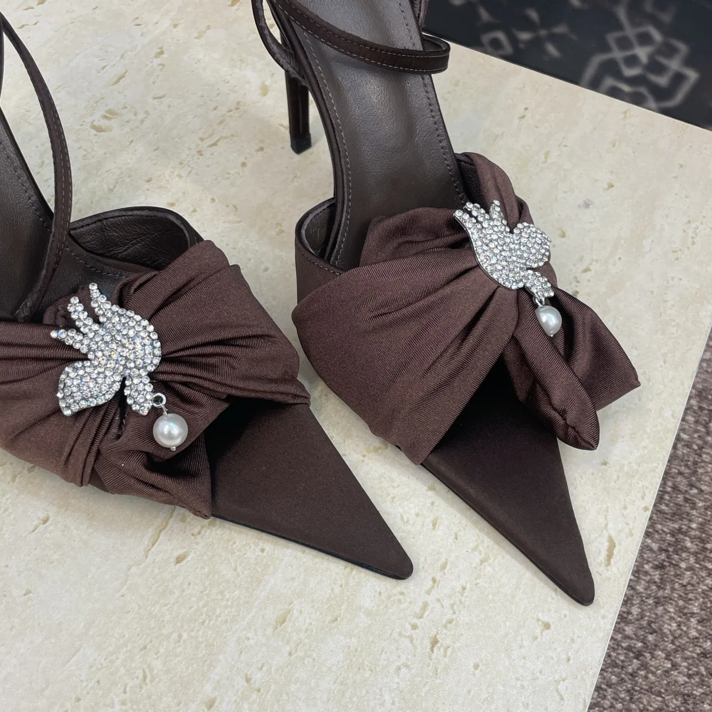 Босоножки Женские Saint Laurent 3009080