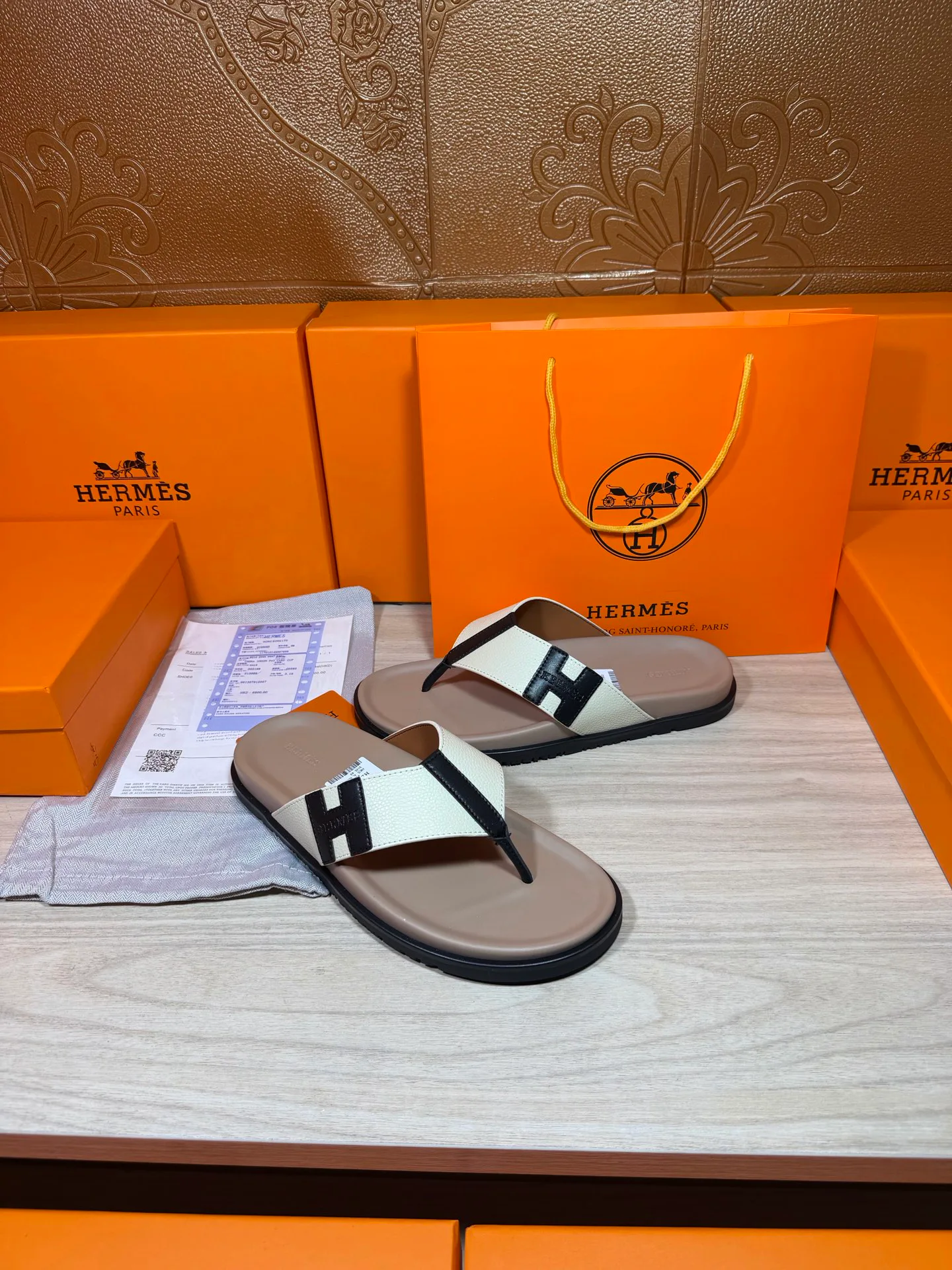 Шлепанцы Мужские Hermes 19414474