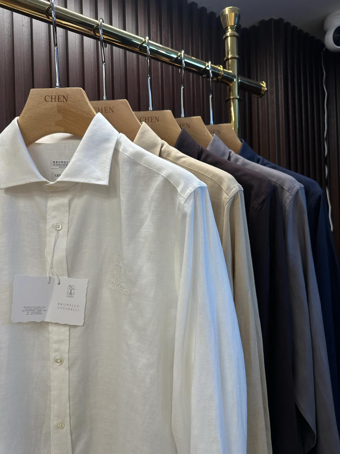 Рубашки Мужские Brunello Cucinelli 11383589