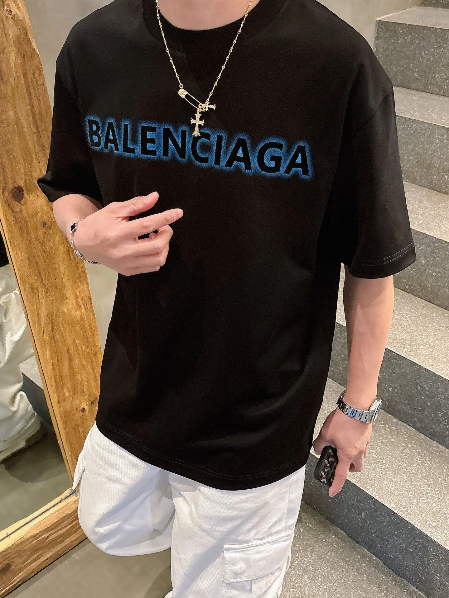 Футболки Мужские Balenciaga 32719