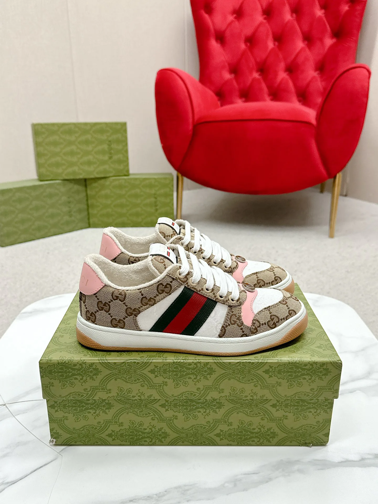 Кеды Женские Gucci 4784230