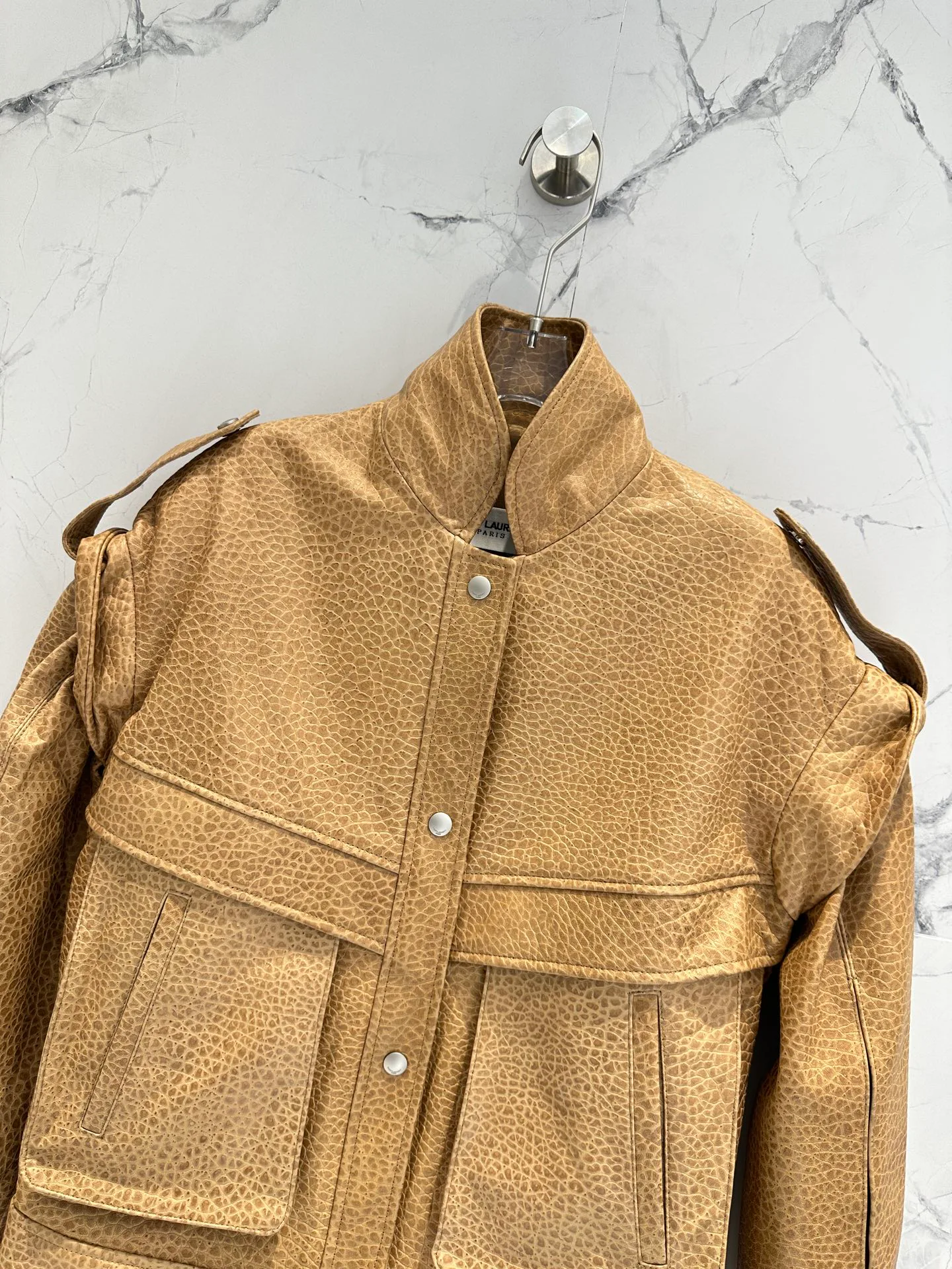 Кожаные Куртки И Дублёнки Женские Saint Laurent 11598148