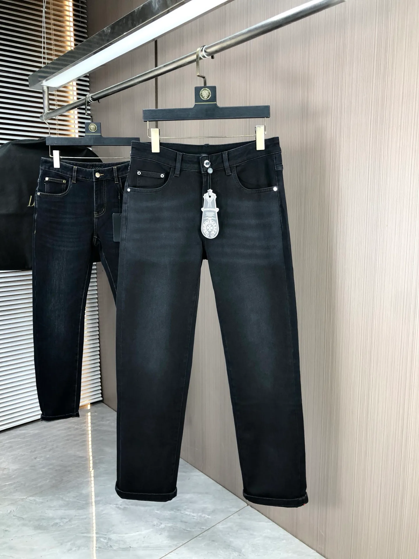 Джинсы Мужские Chrome Hearts 1283774