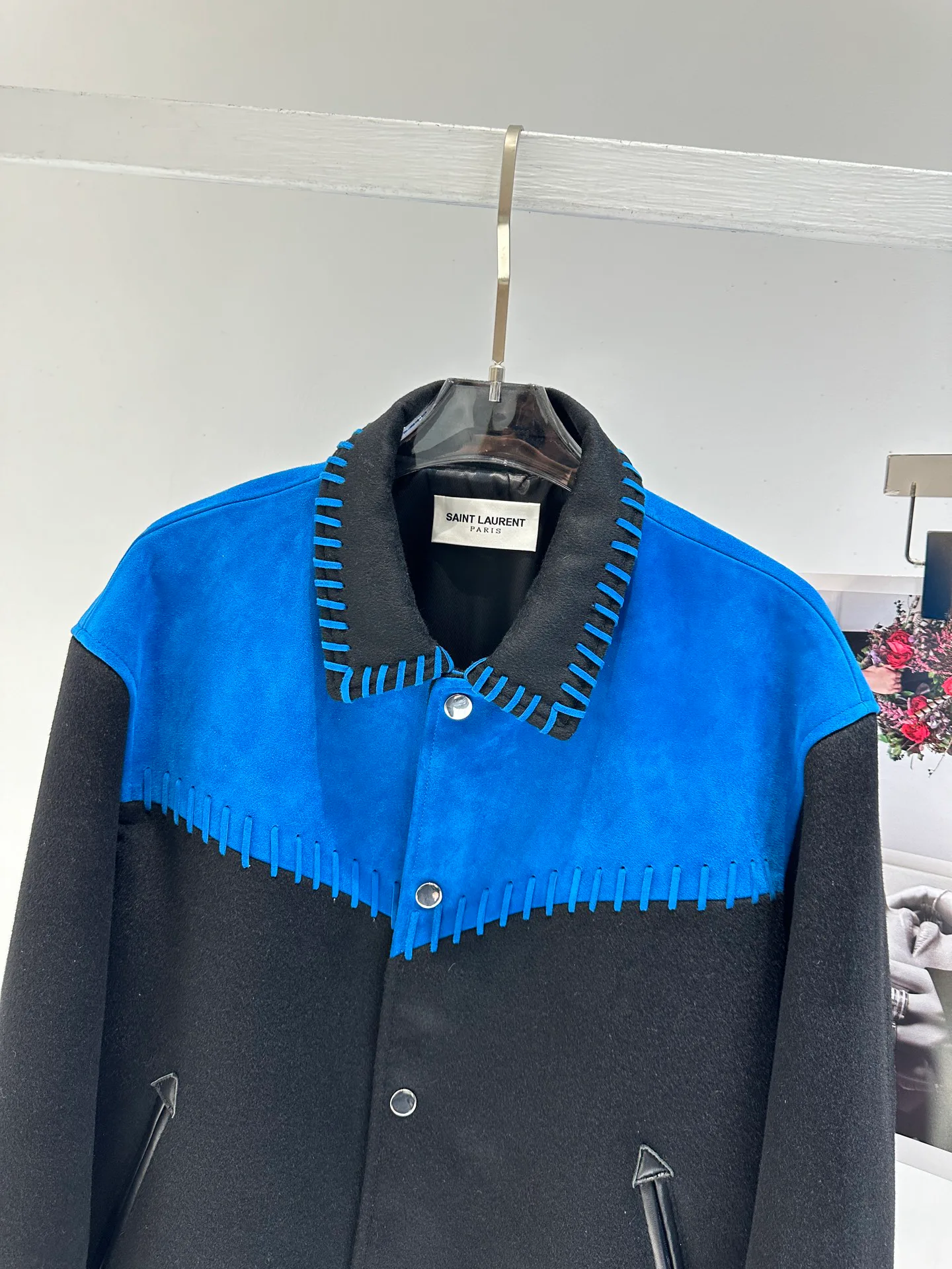 Кожаные Куртки И Дублёнки Мужские Saint Laurent 11181076