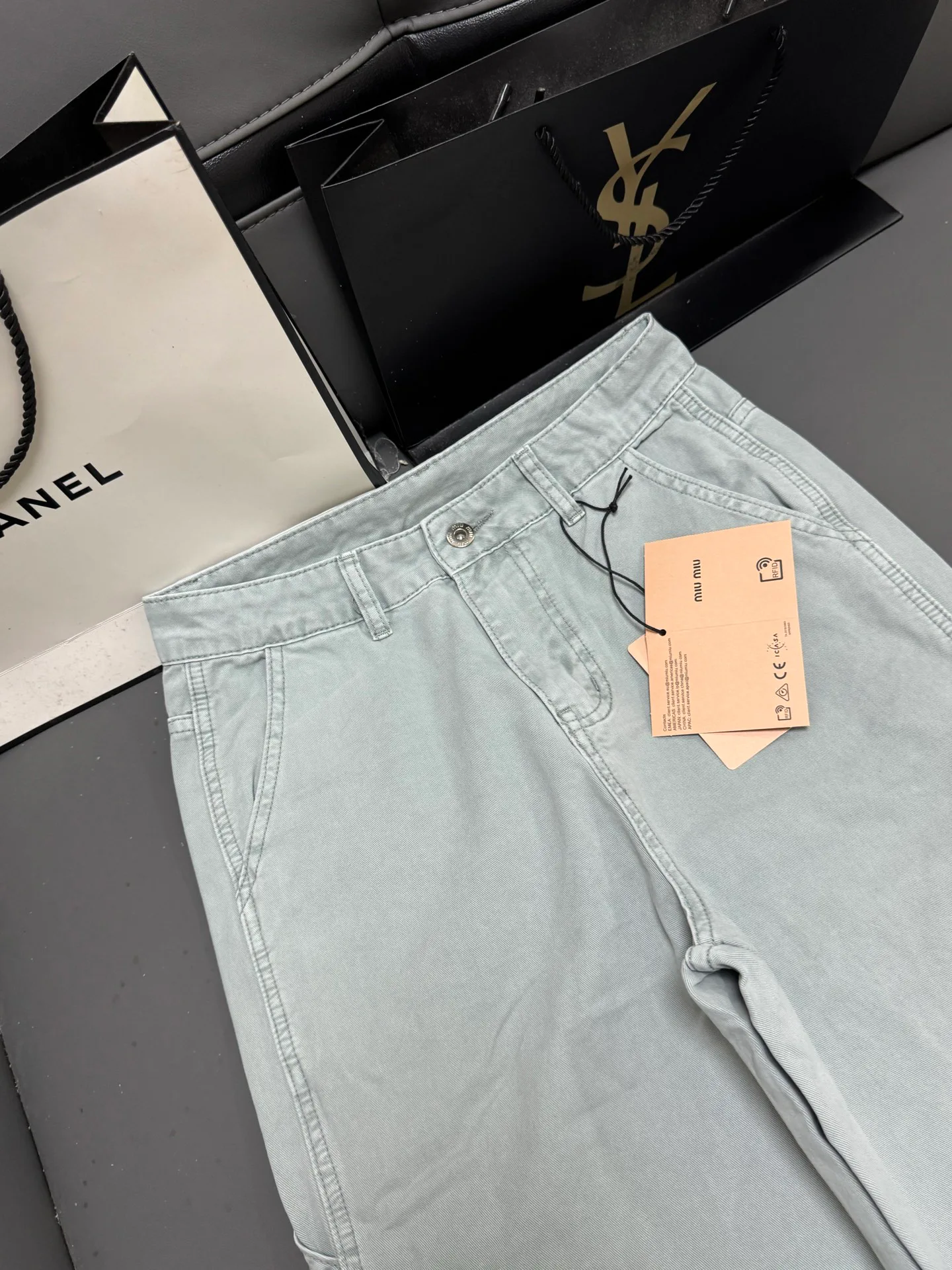 Брюки Женские Miu Miu 18174505