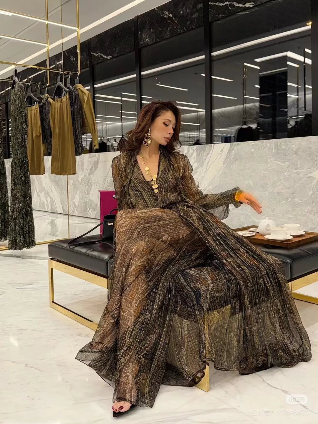 Платья Женские Saint Laurent 34204