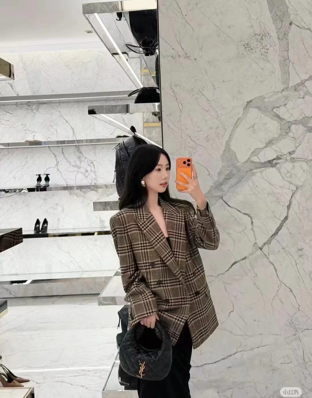 Куртки И Пуховики Женские Saint Laurent 3638481