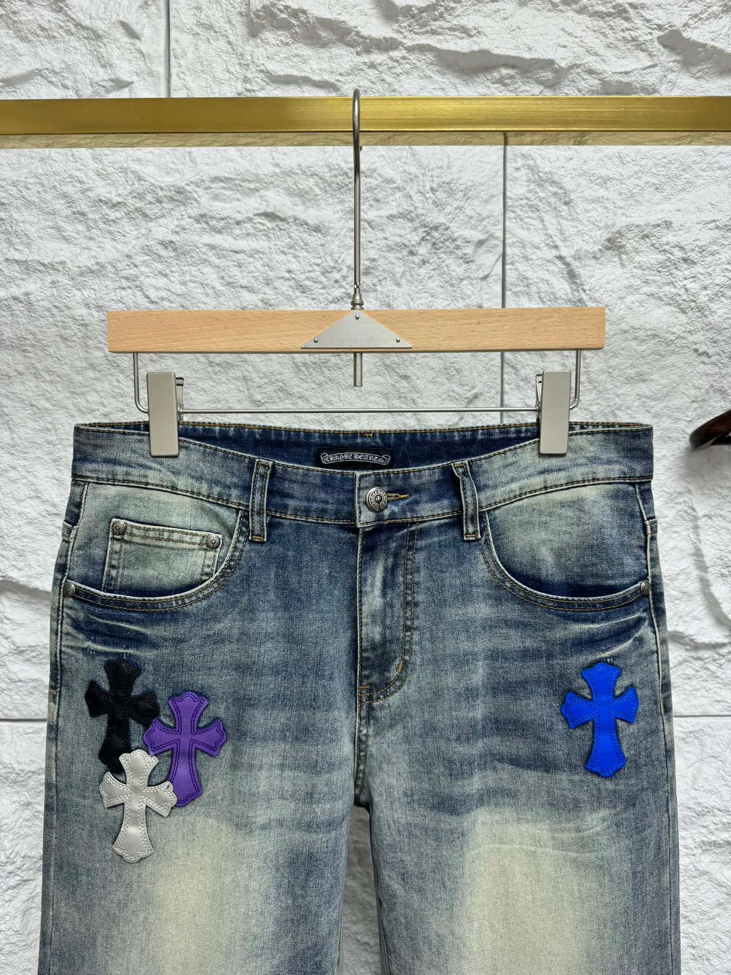 Джинсы Женские Chrome Hearts 10786461