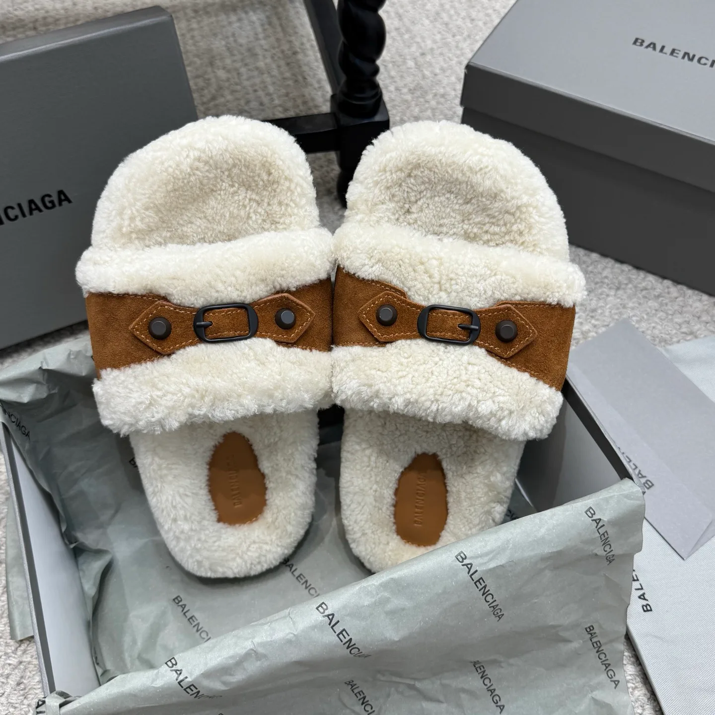 Тапочки Женские Balenciaga 204662