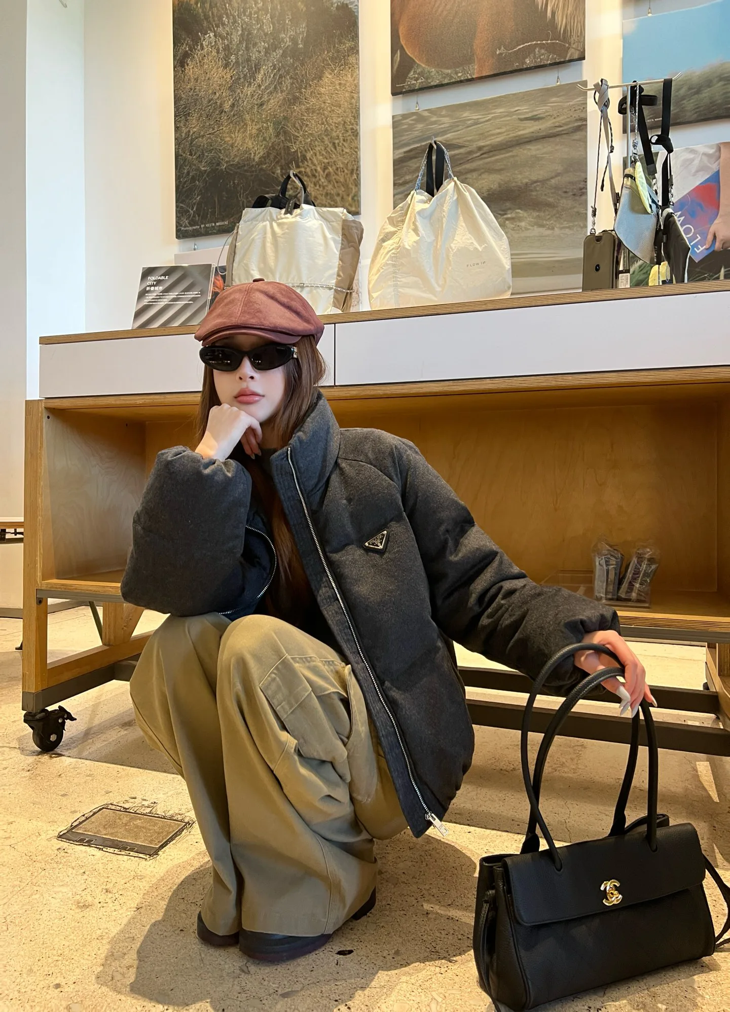 Куртки И Пуховики Женские Prada 18108051